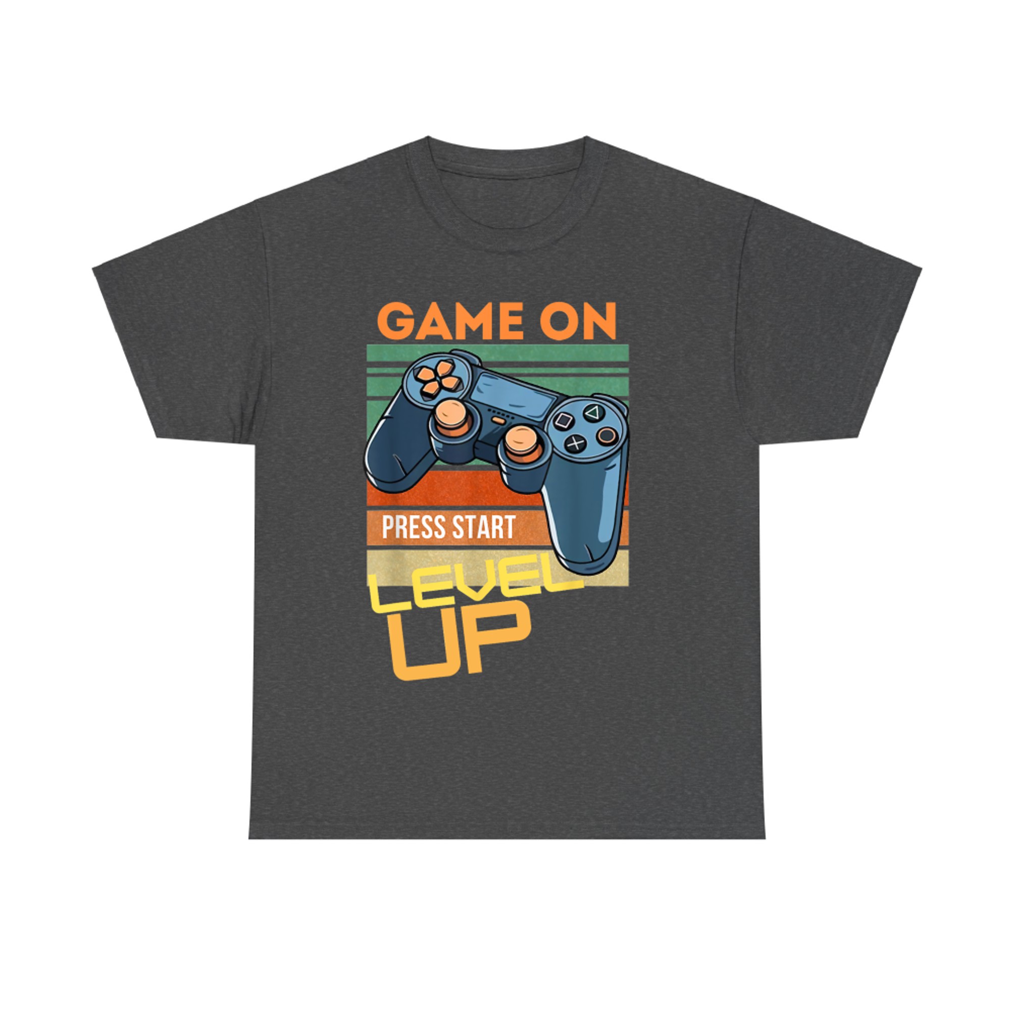 Game On Press Start Level Up T-Shirt