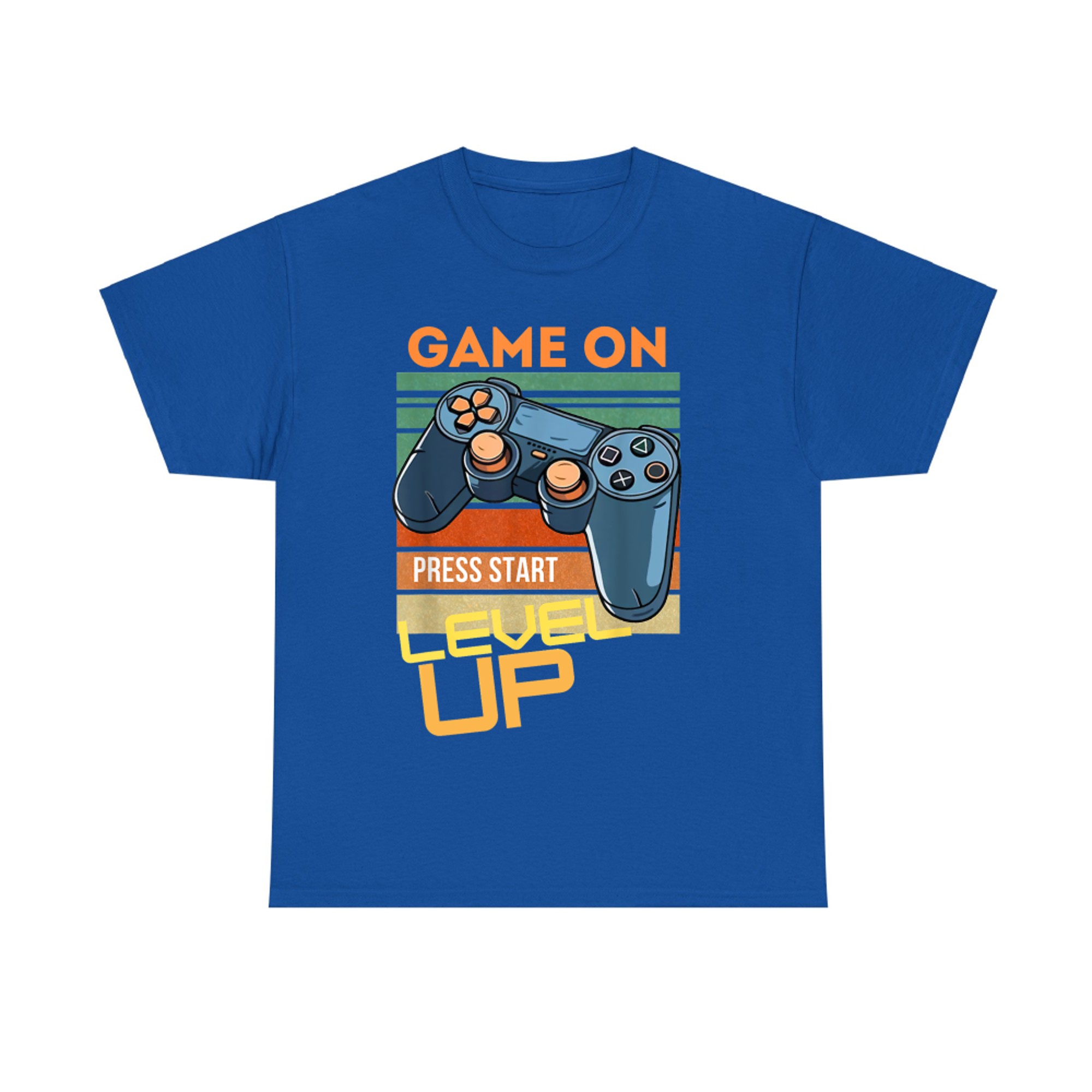 Game On Press Start Level Up T-Shirt