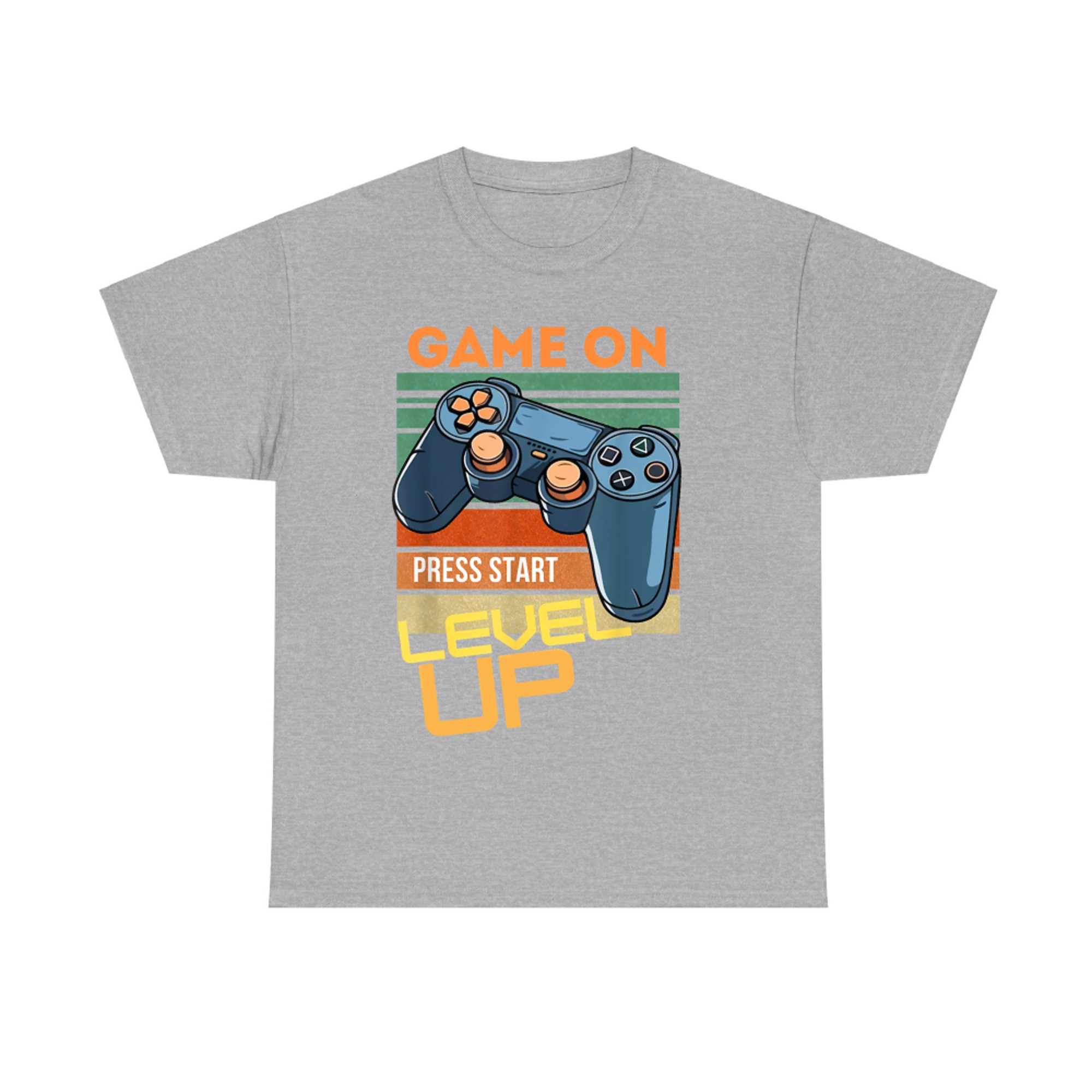 Game On Press Start Level Up T-Shirt