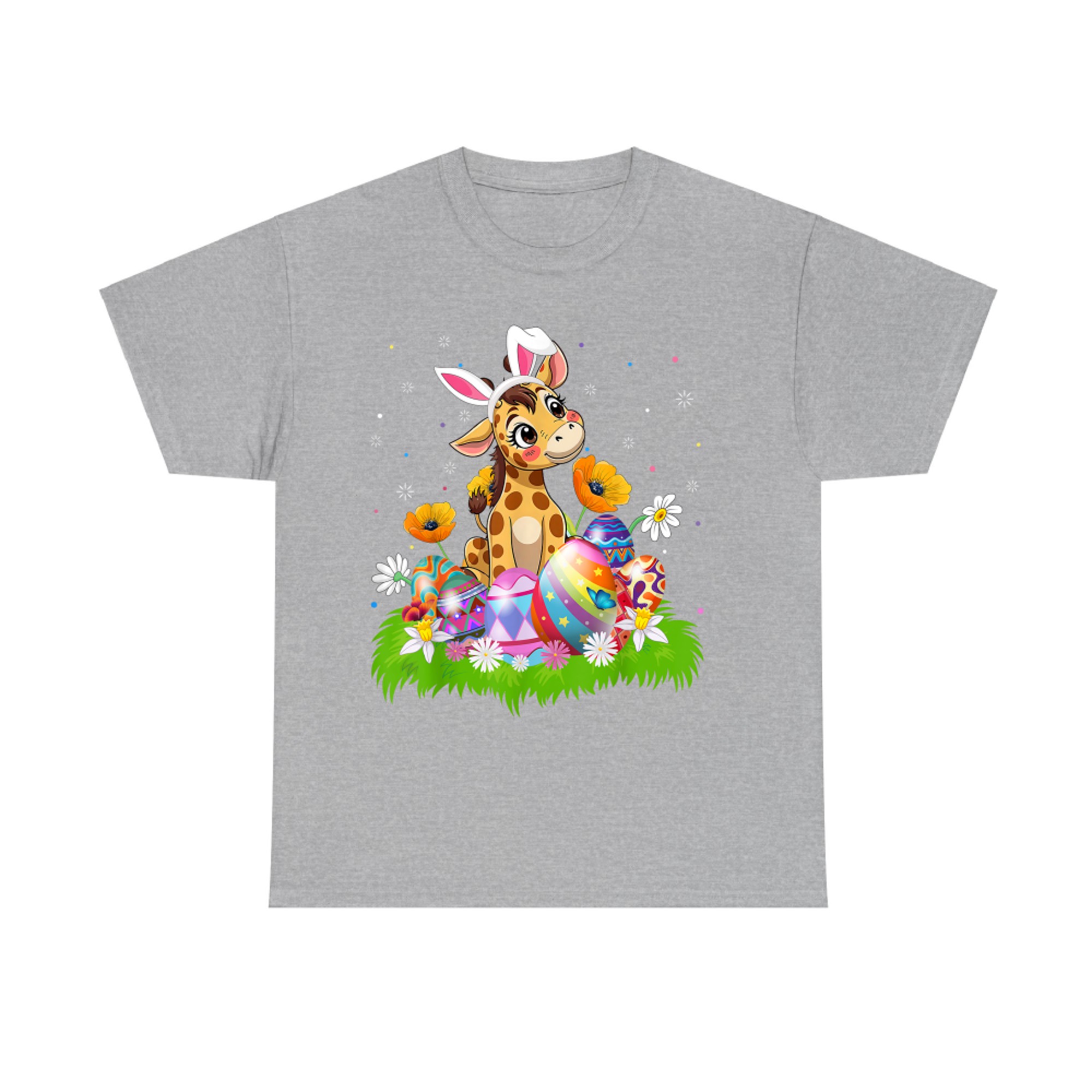Giraffe Easter Egg Hunt Bunny Ear Giraffe Easter Sunday T-Shirt
