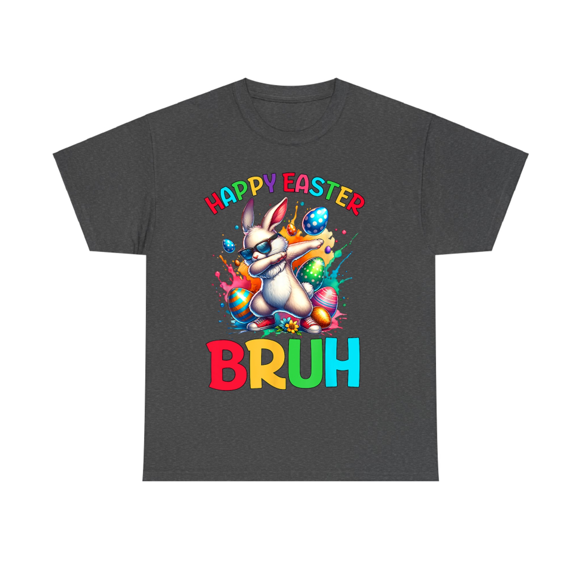 Happy Easter Bruh Eggs Bunny T-Shirt
