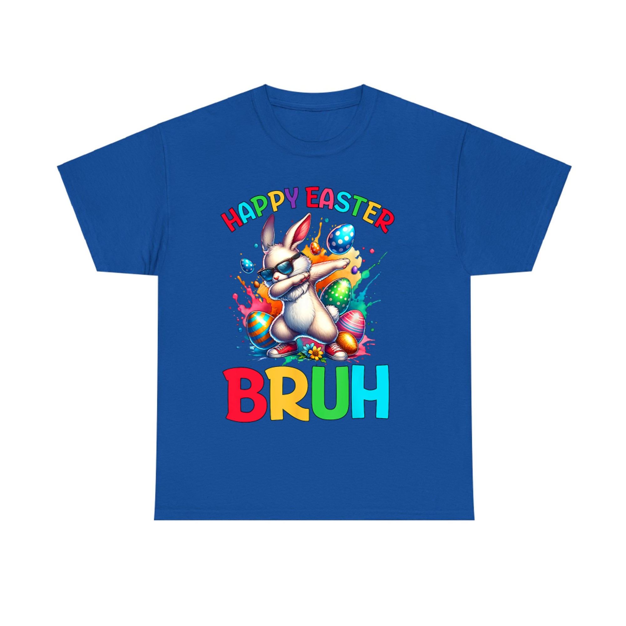 Happy Easter Bruh Eggs Bunny T-Shirt