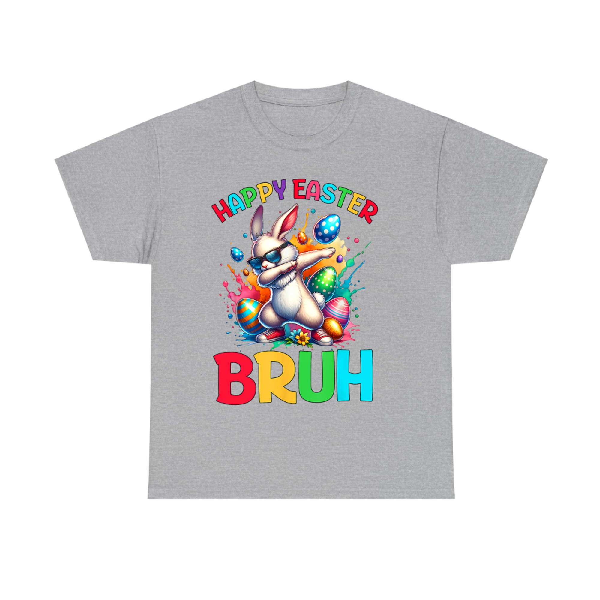 Happy Easter Bruh Eggs Bunny T-Shirt