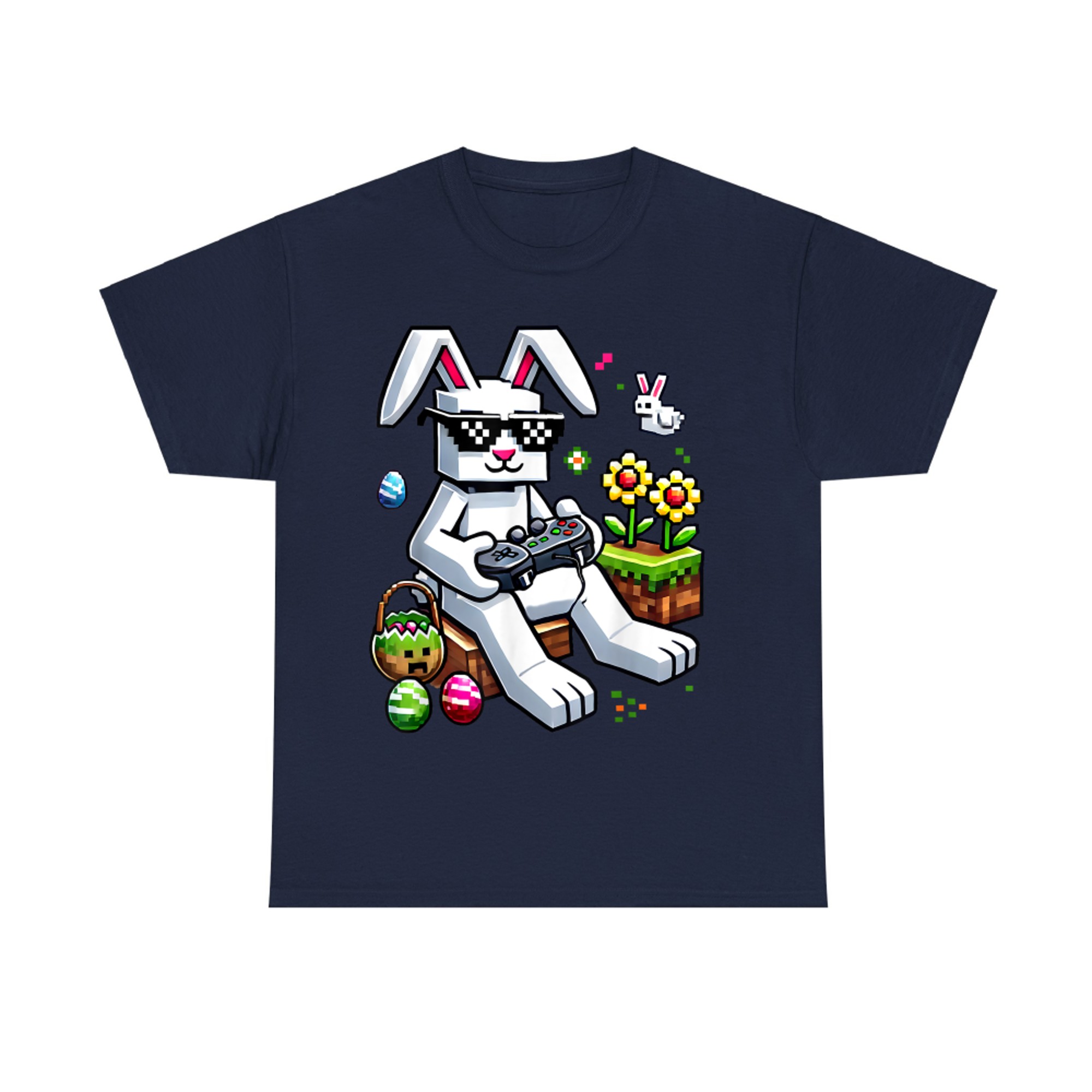 Happy Easter Day Bunny Egg Video Game T-Shirt