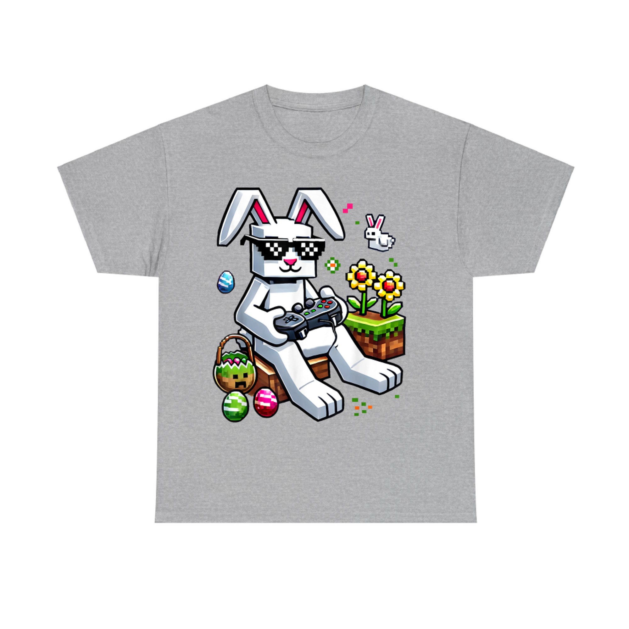 Happy Easter Day Bunny Egg Video Game T-Shirt