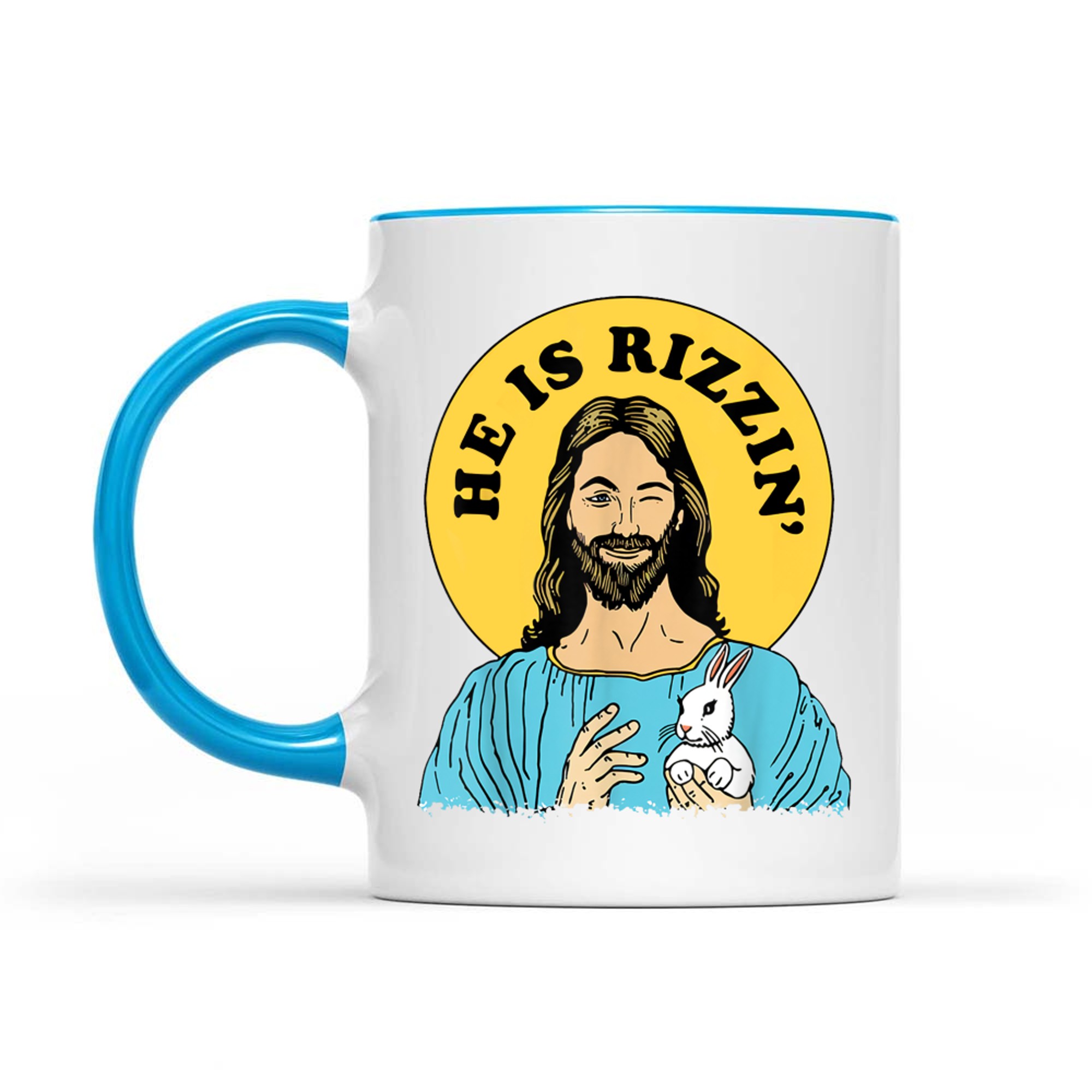 He Is Rizzin Funny Jesus Christian Happy Easter Day Mug