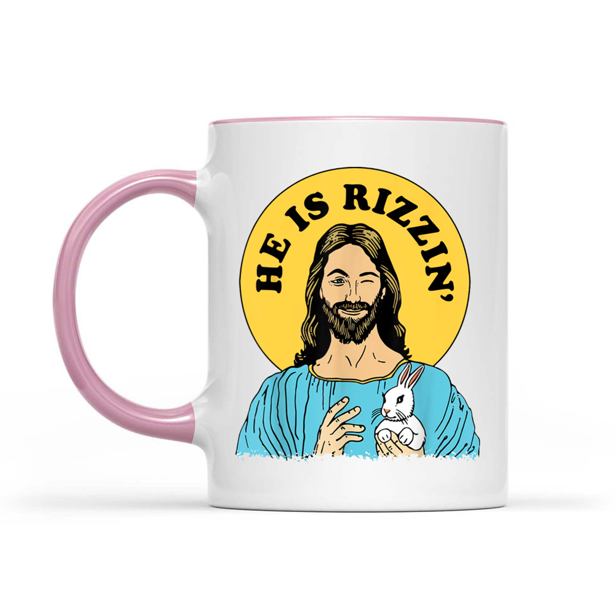 He Is Rizzin Funny Jesus Christian Happy Easter Day Mug
