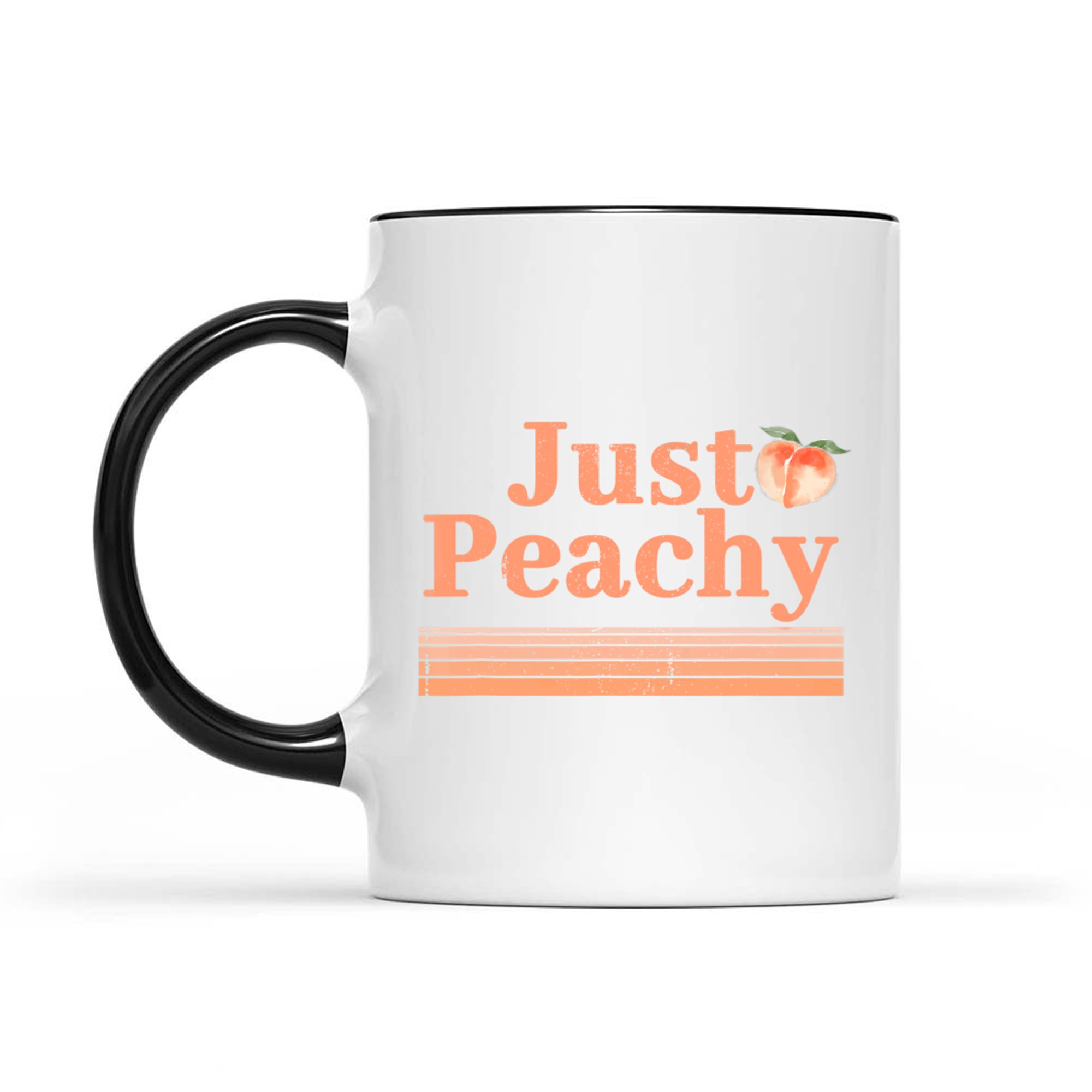 Just Peachy Peaches Summer Fruit Nostalgia Mug