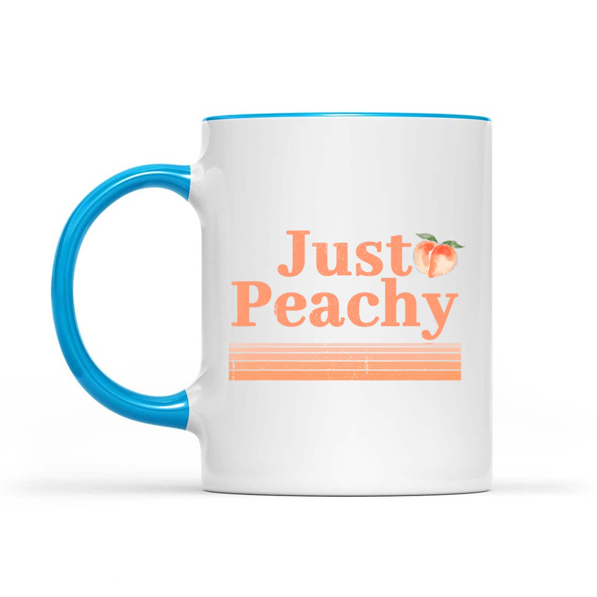 Just Peachy Peaches Summer Fruit Nostalgia Mug