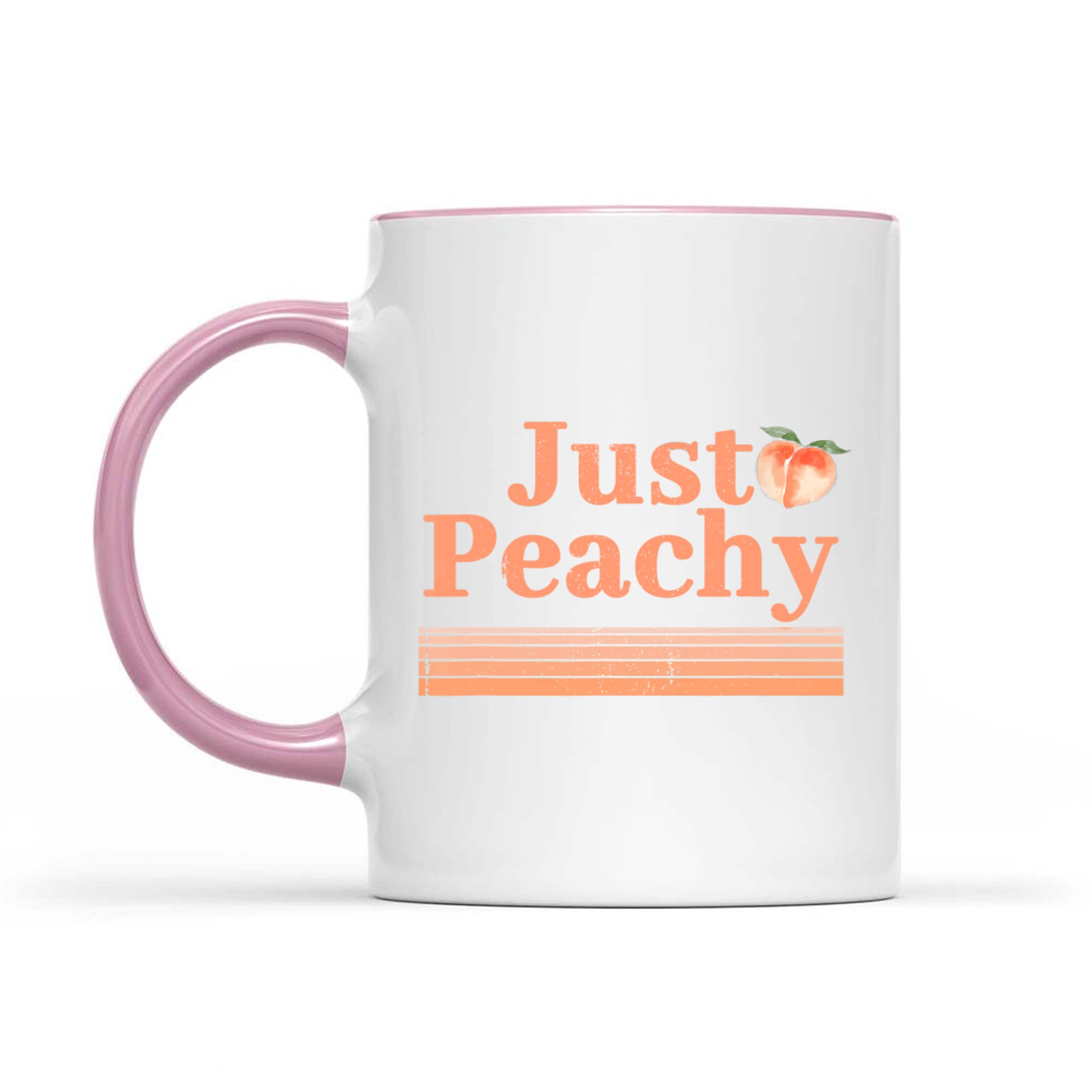 Just Peachy Peaches Summer Fruit Nostalgia Mug