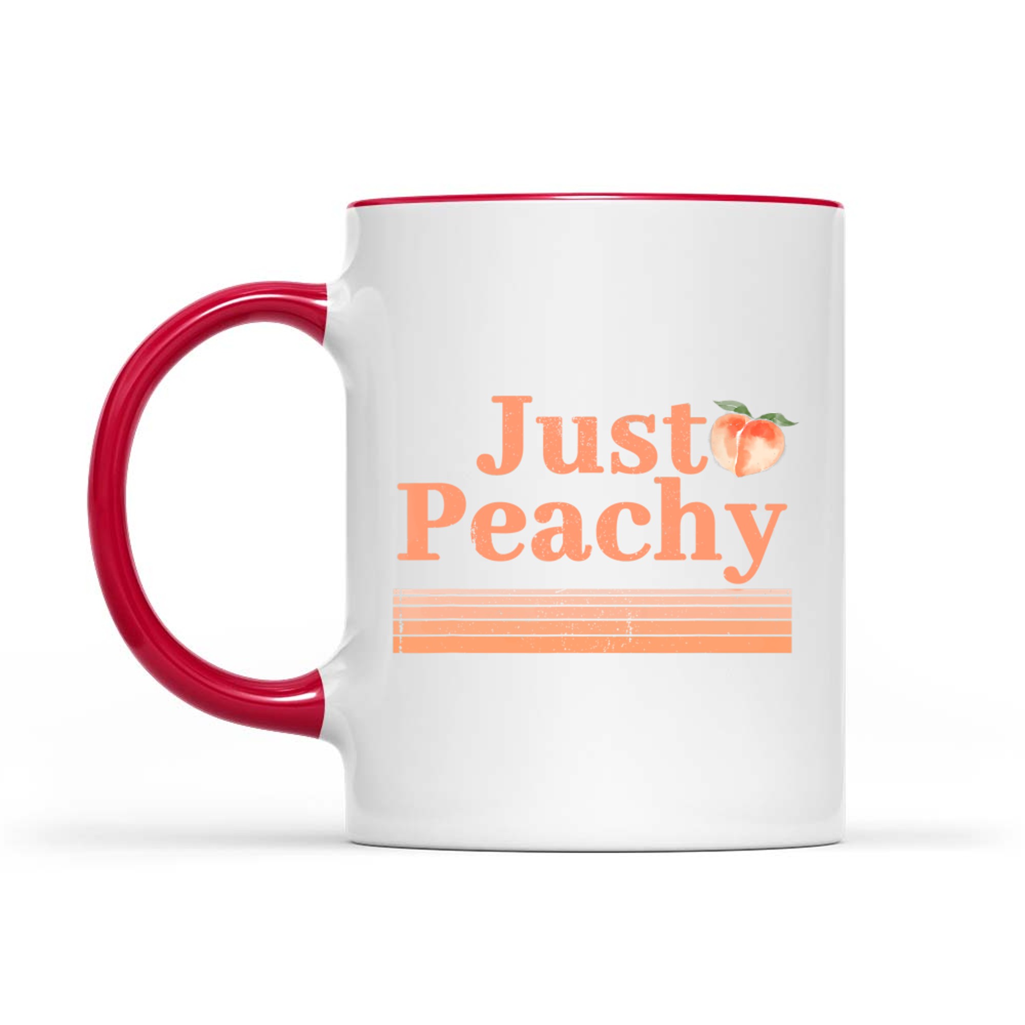 Just Peachy Peaches Summer Fruit Nostalgia Mug