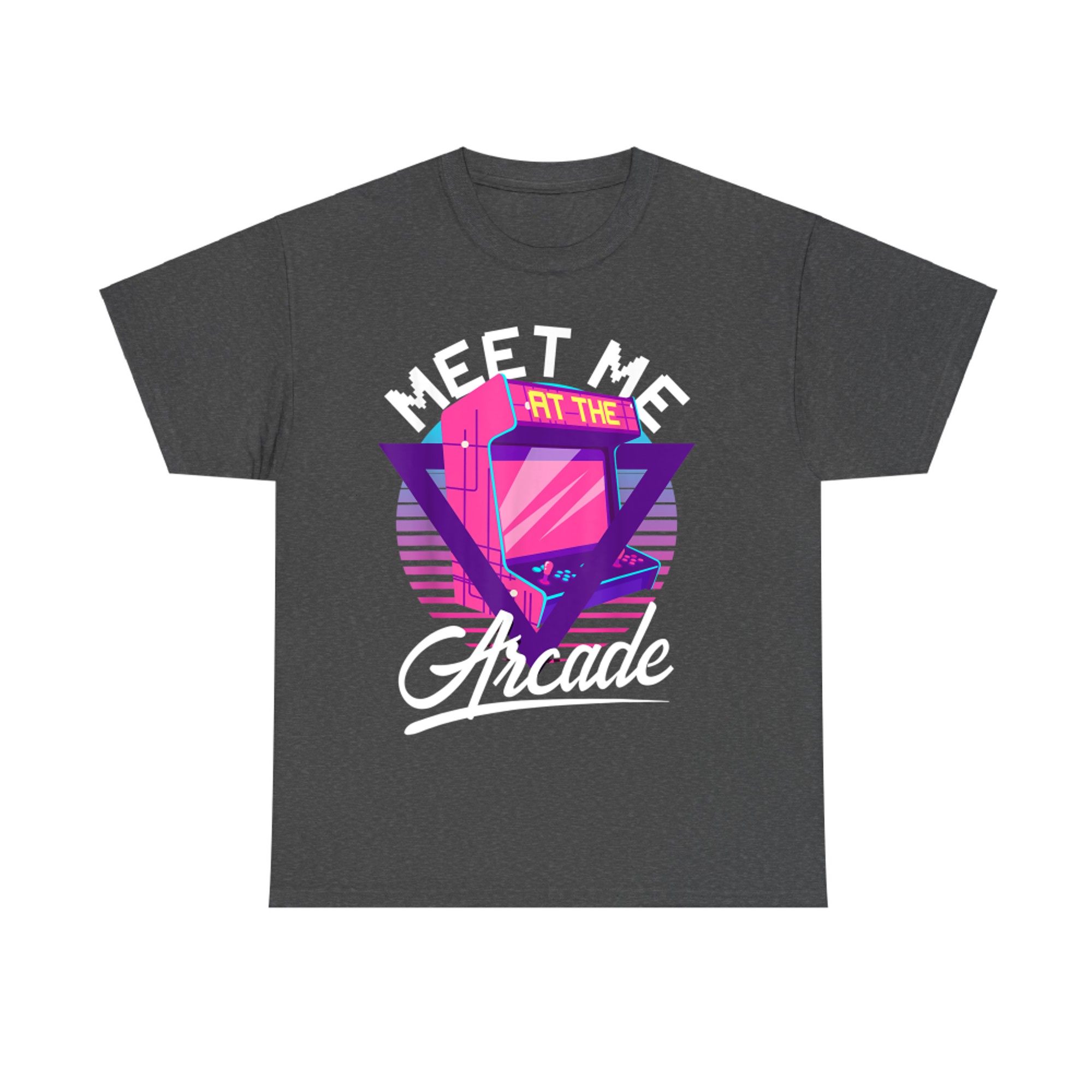 Meet Me At The Arcade Humor Game Machine Vaporwave 80's T-Shirt