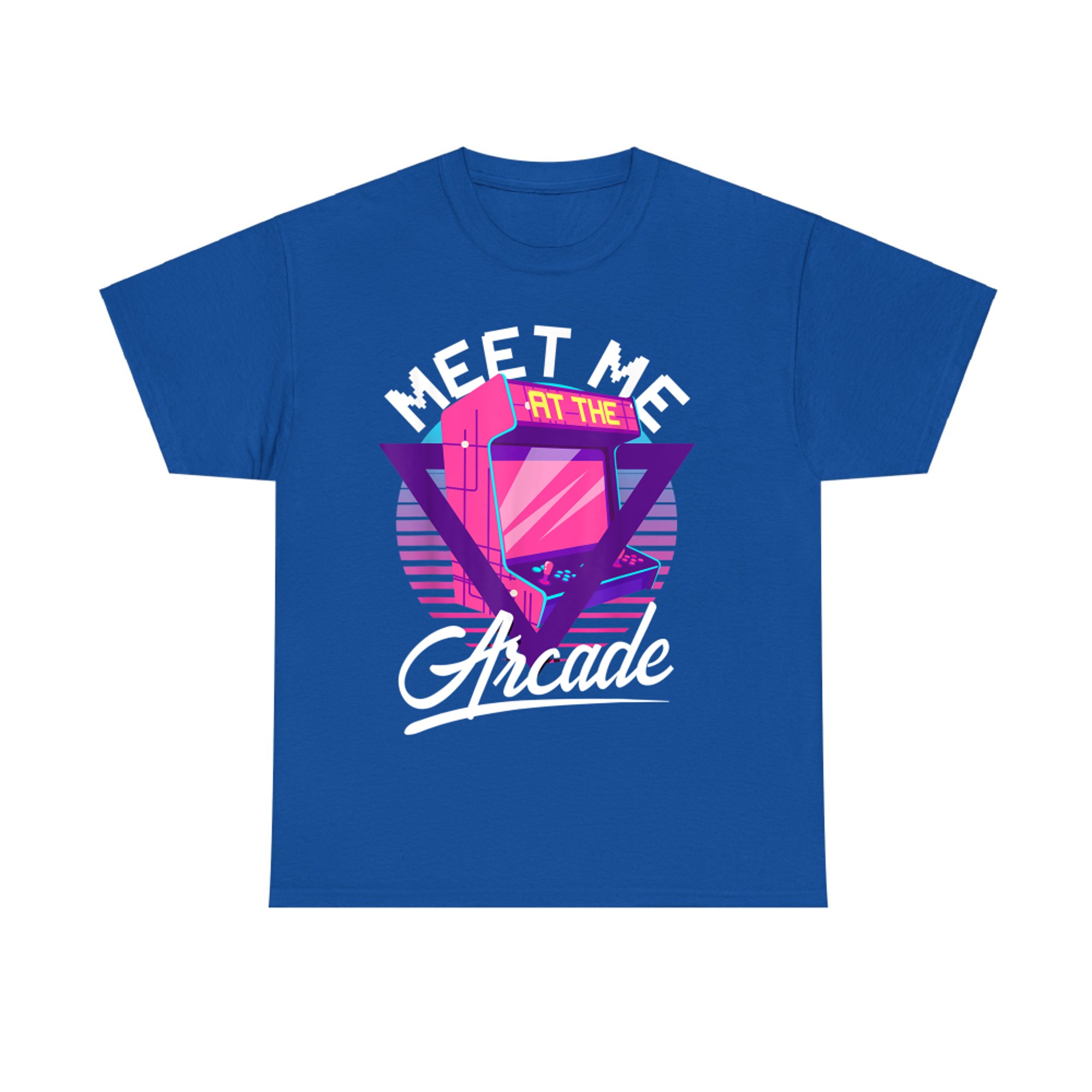 Meet Me At The Arcade Humor Game Machine Vaporwave 80's T-Shirt