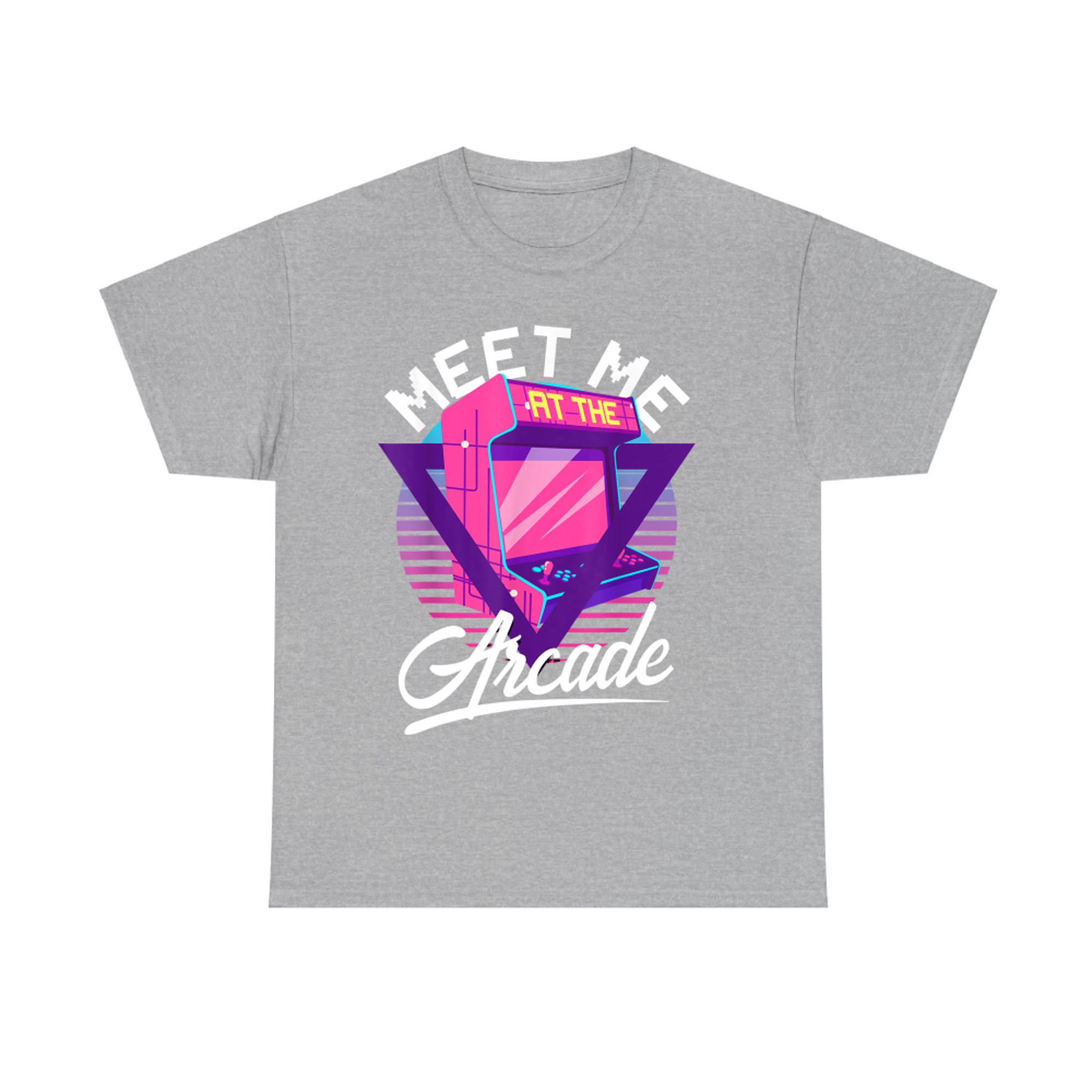 Meet Me At The Arcade Humor Game Machine Vaporwave 80's T-Shirt