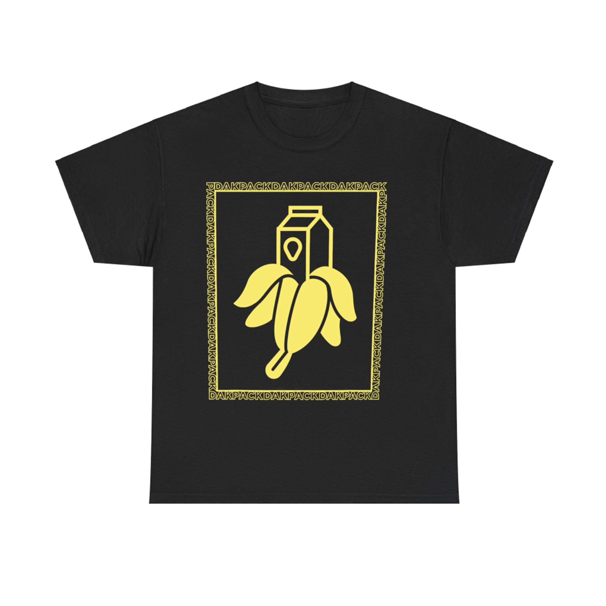 Milky Banana Funny Text Dakpack Vintage T-Shirt