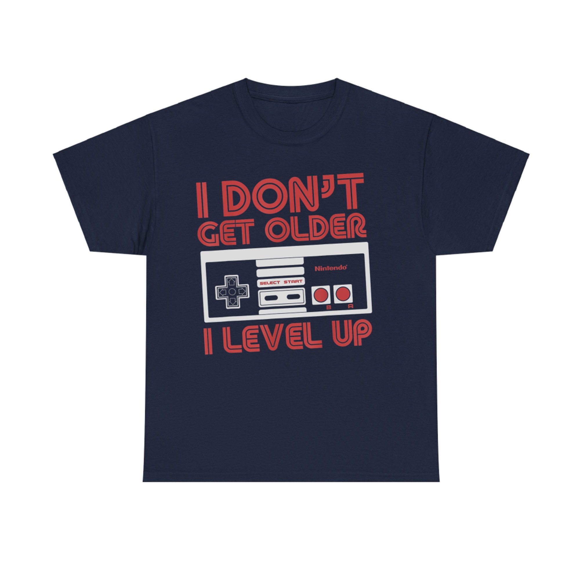 Nintendo I Don't Get Older I Level Up SNES Controller T-Shirt