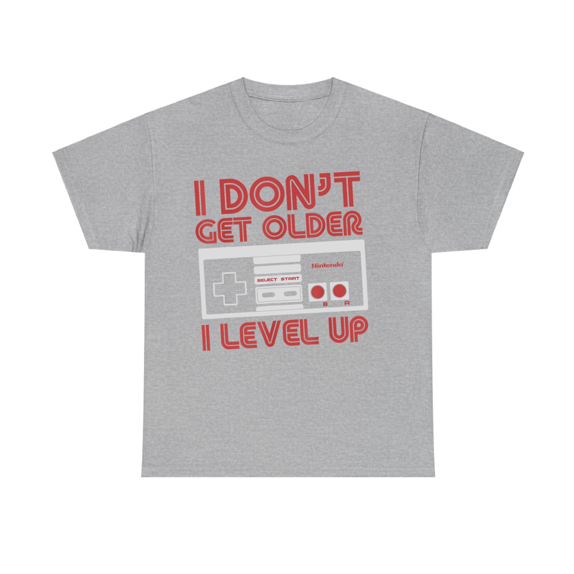 Nintendo I Don't Get Older I Level Up SNES Controller T-Shirt