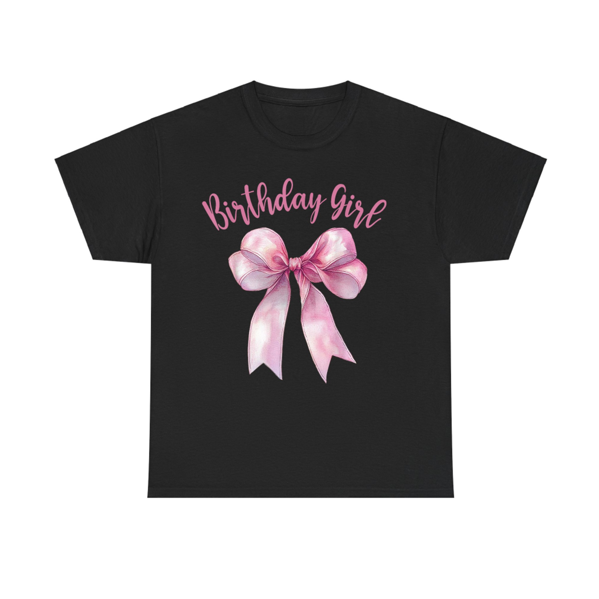 Pink Birthday Girl Design T-Shirt