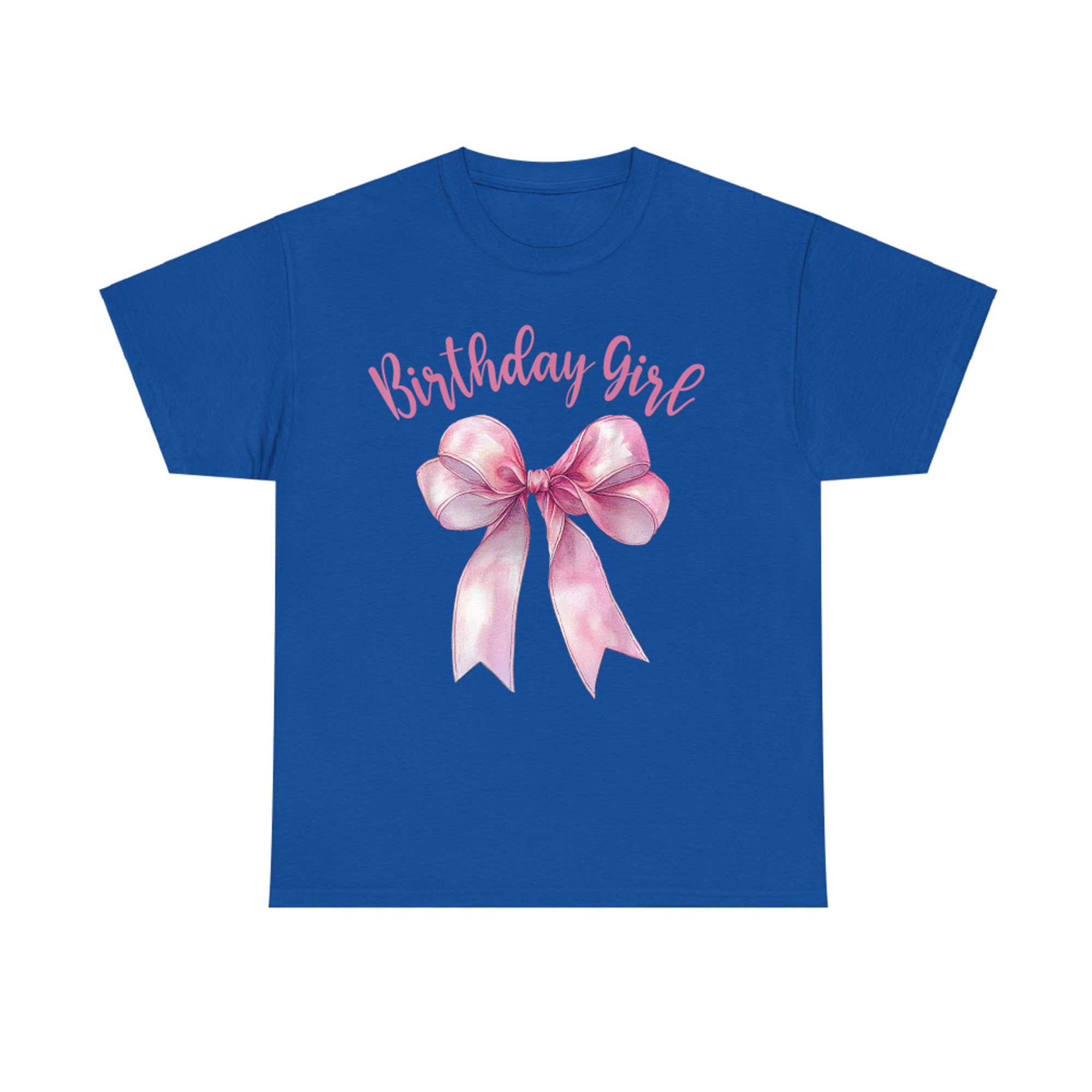 Pink Birthday Girl Design T-Shirt