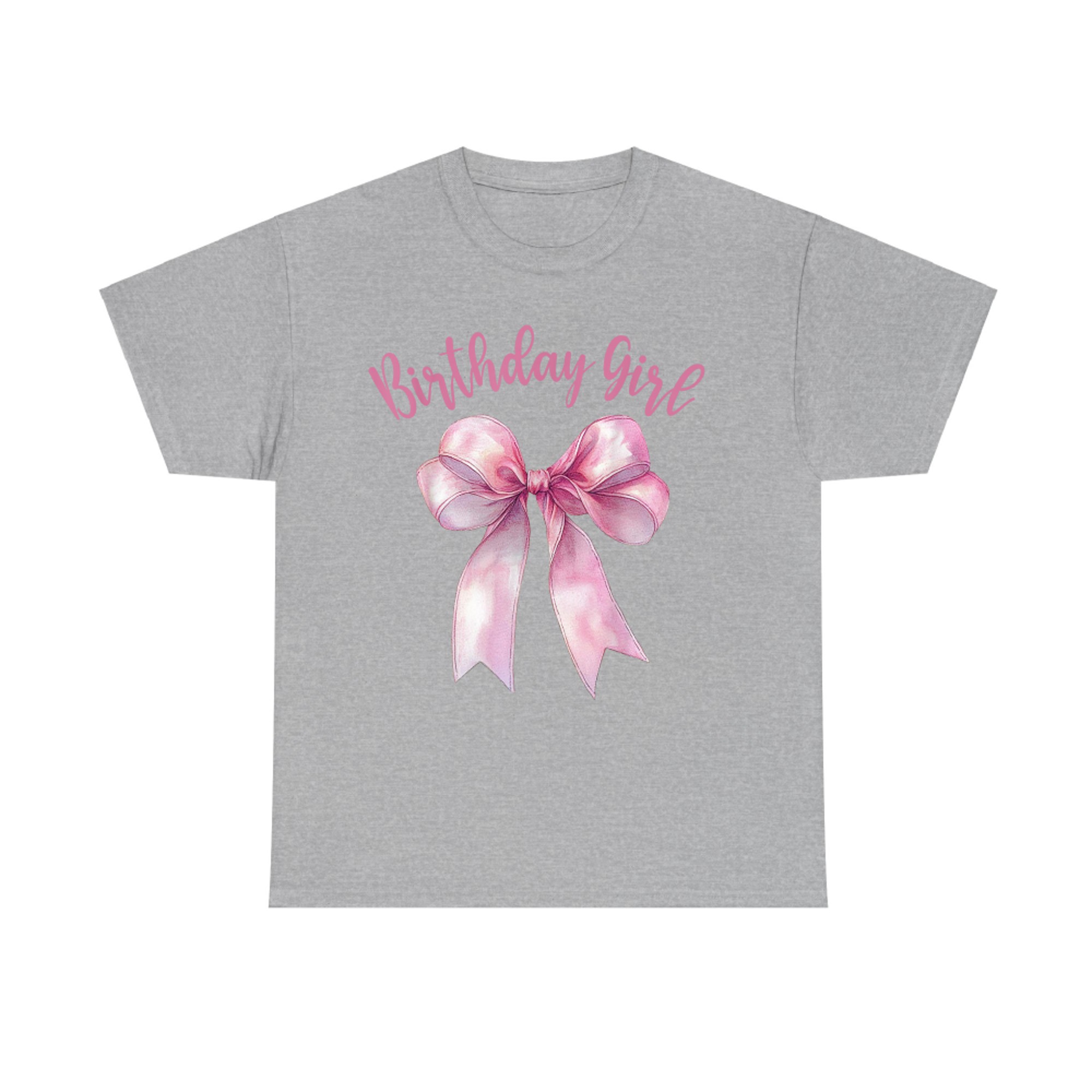 Pink Birthday Girl Design T-Shirt