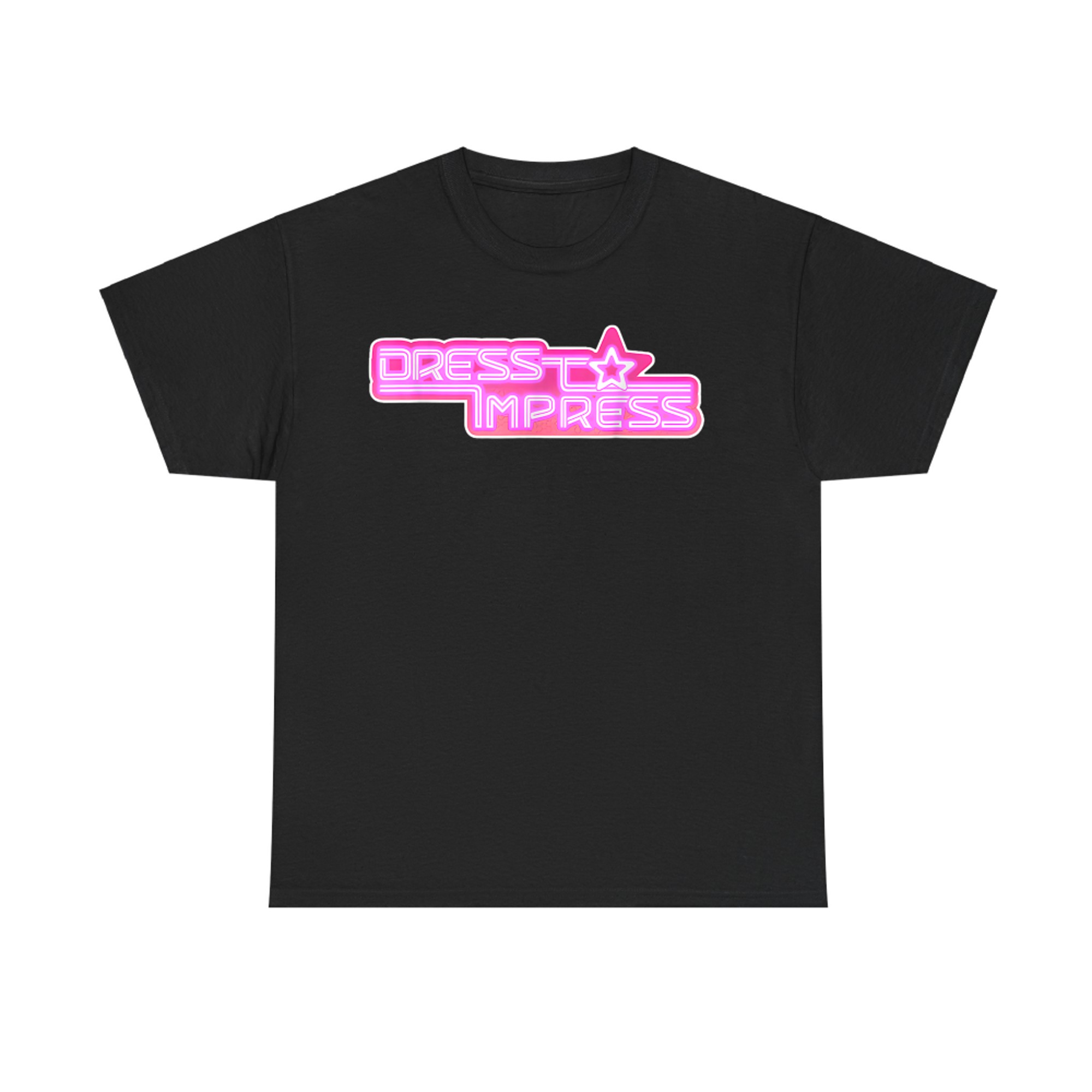 Pink Neon Y2K Dress To Impress Design  Retro Star Motif 2000s Vibe T-Shirt