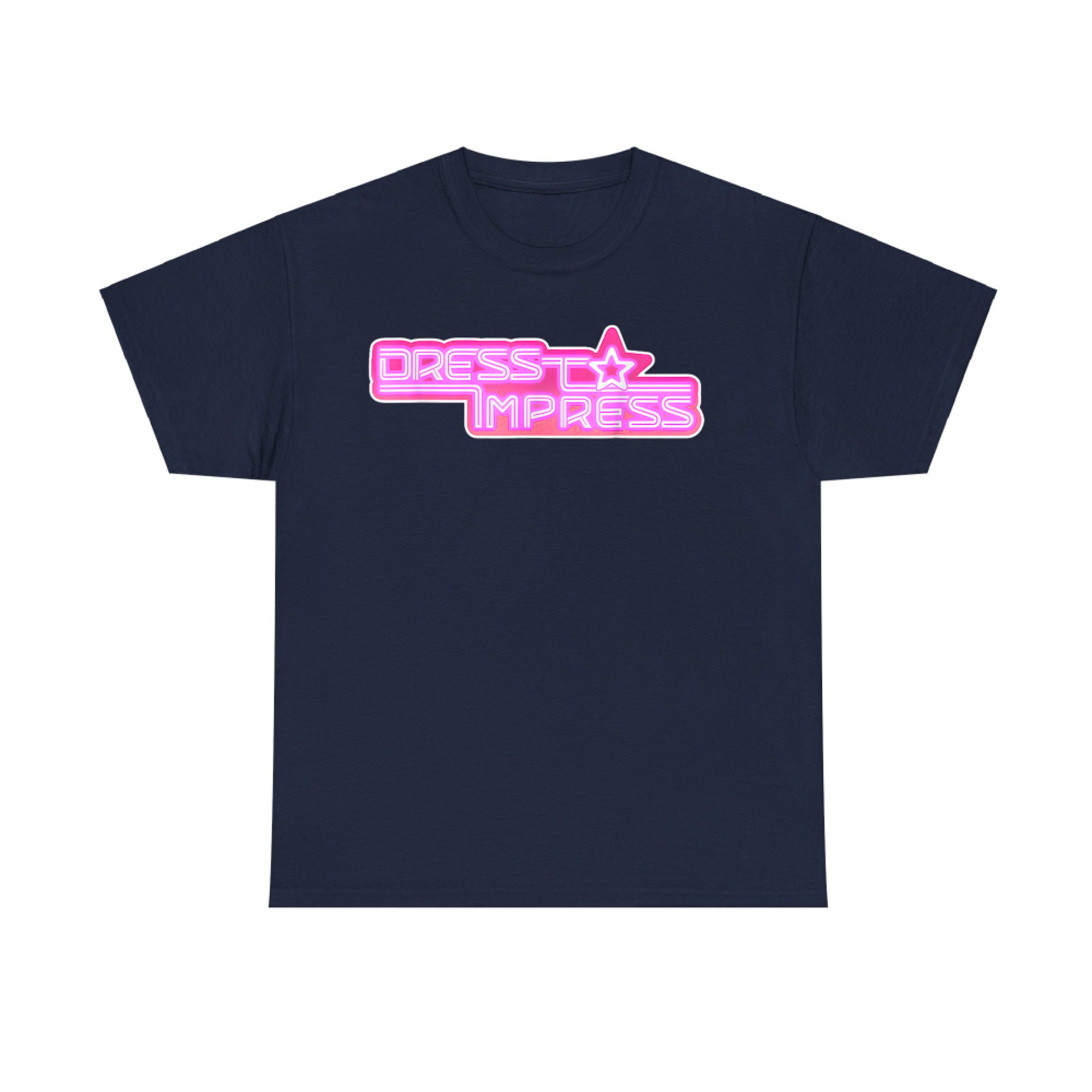 Pink Neon Y2K Dress To Impress Design  Retro Star Motif 2000s Vibe T-Shirt