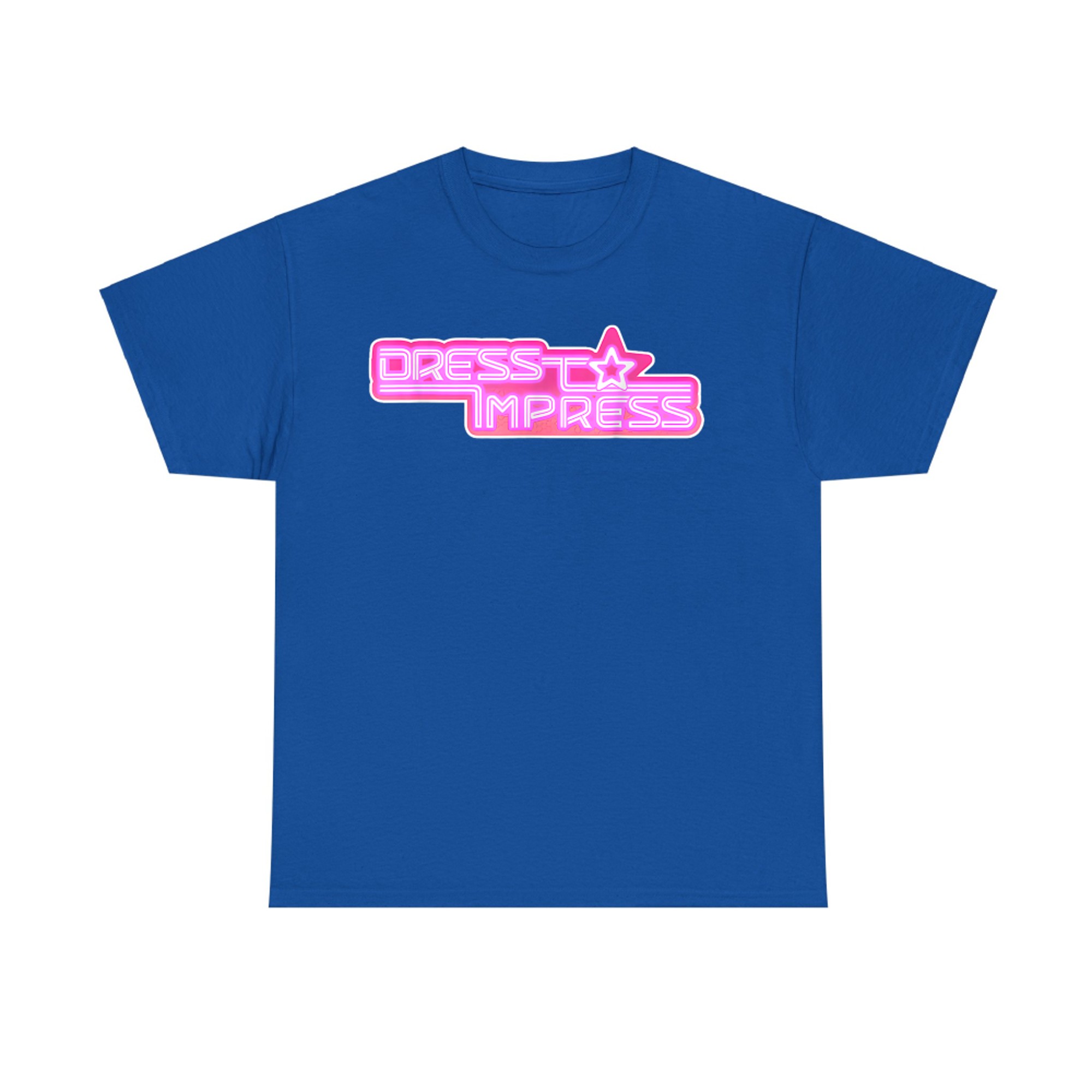 Pink Neon Y2K Dress To Impress Design  Retro Star Motif 2000s Vibe T-Shirt