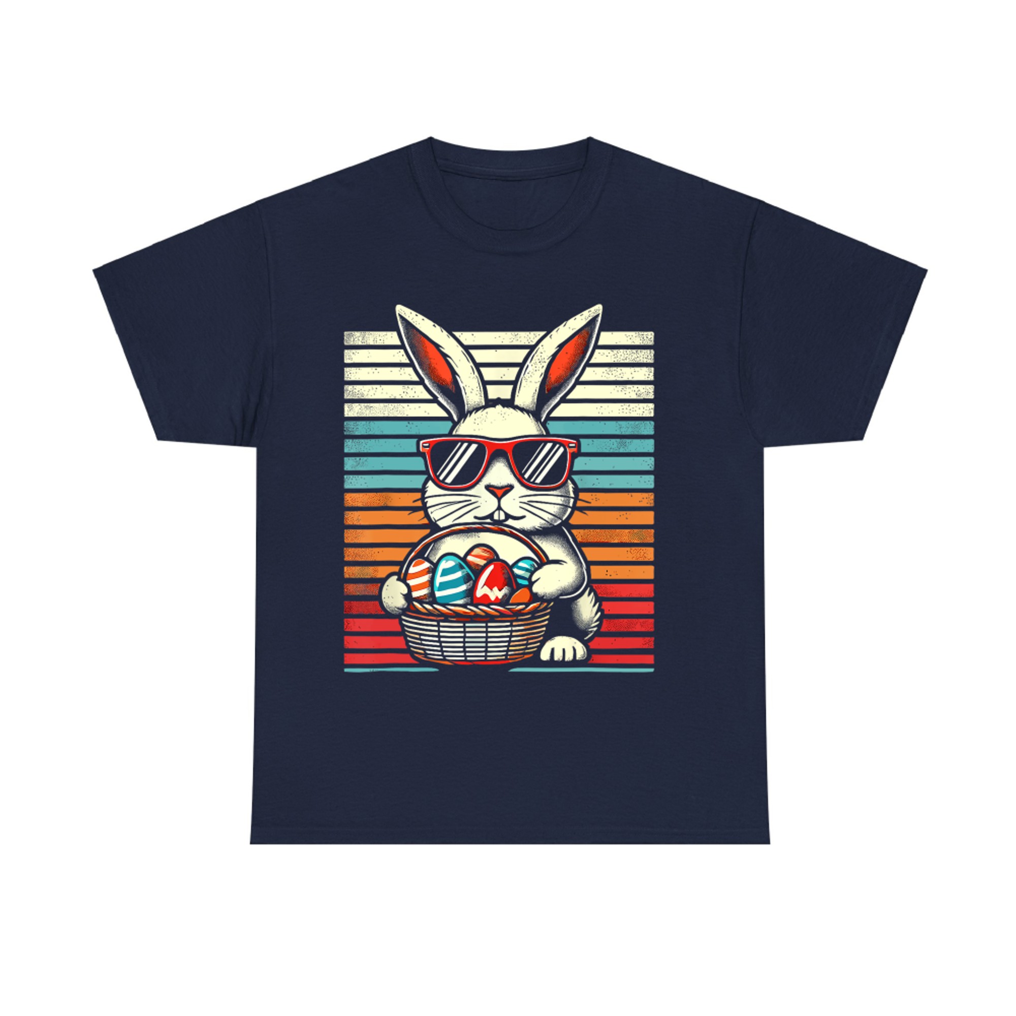 Retro Easter Bunny Funny Easter T-Shirt