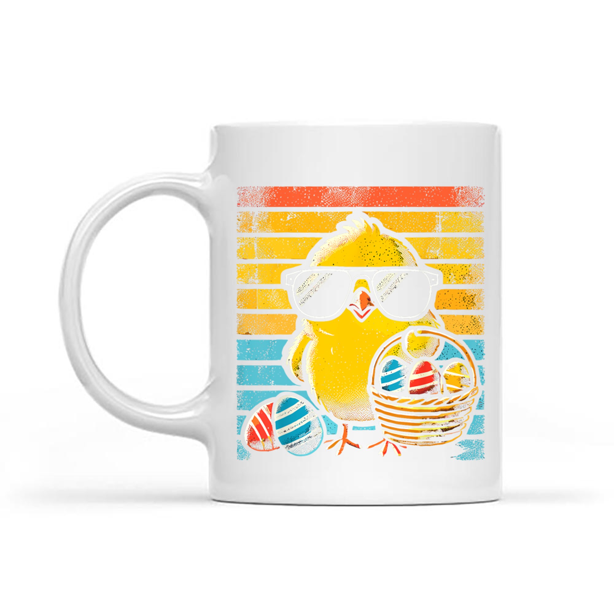 Retro Easter Chick Funny Easter Mug