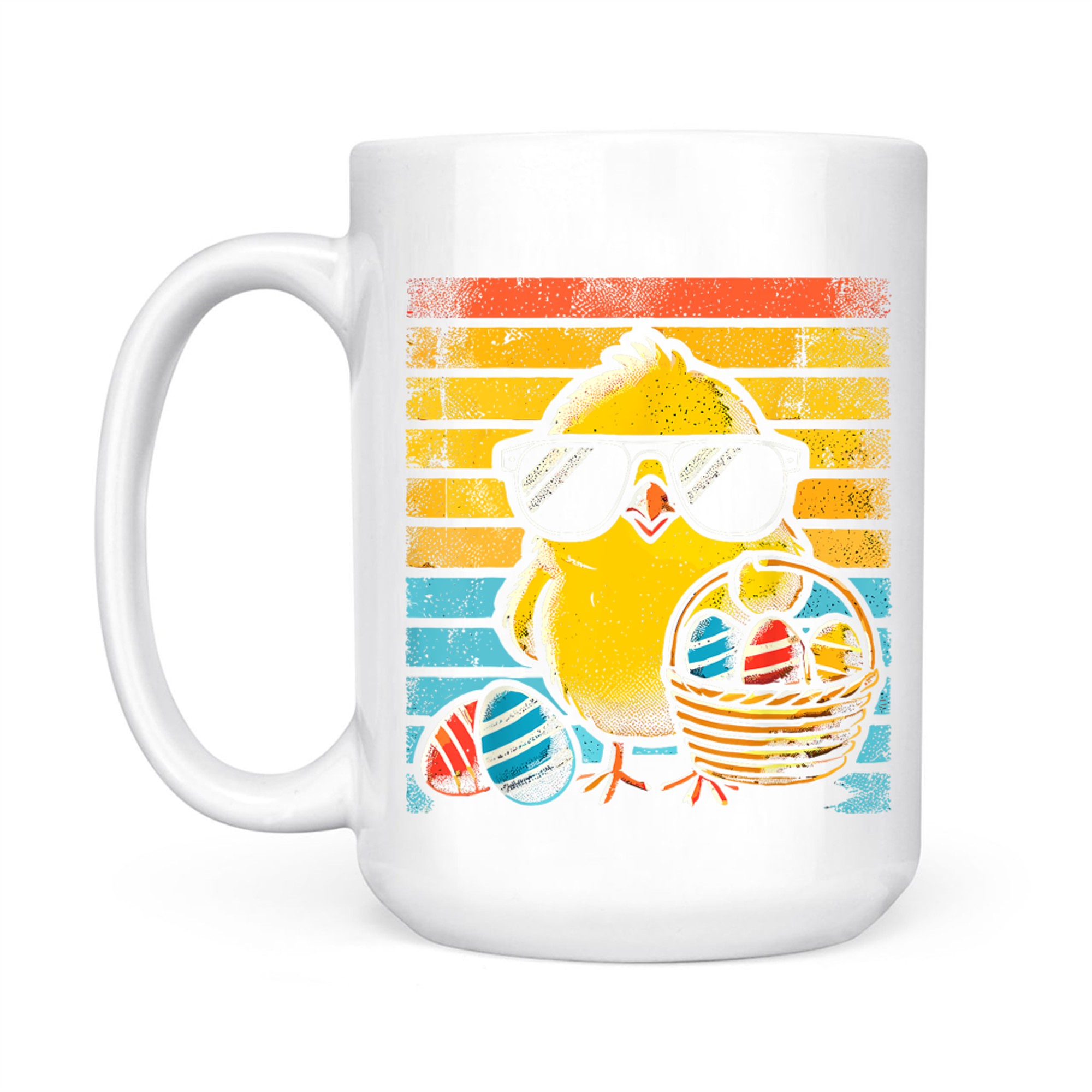 Retro Easter Chick Funny Easter Mug