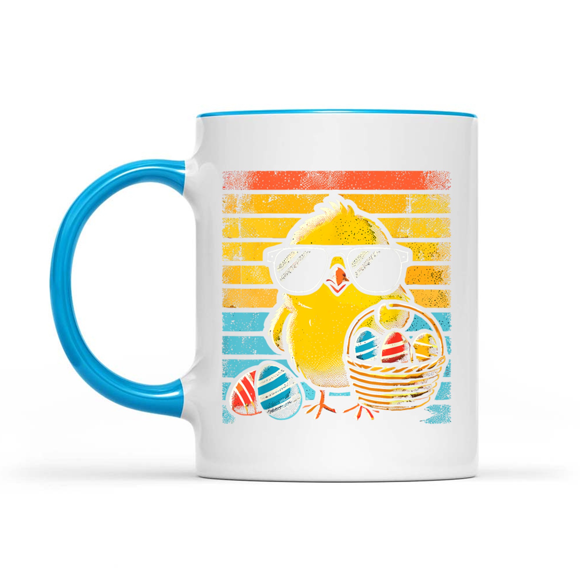 Retro Easter Chick Funny Easter Mug