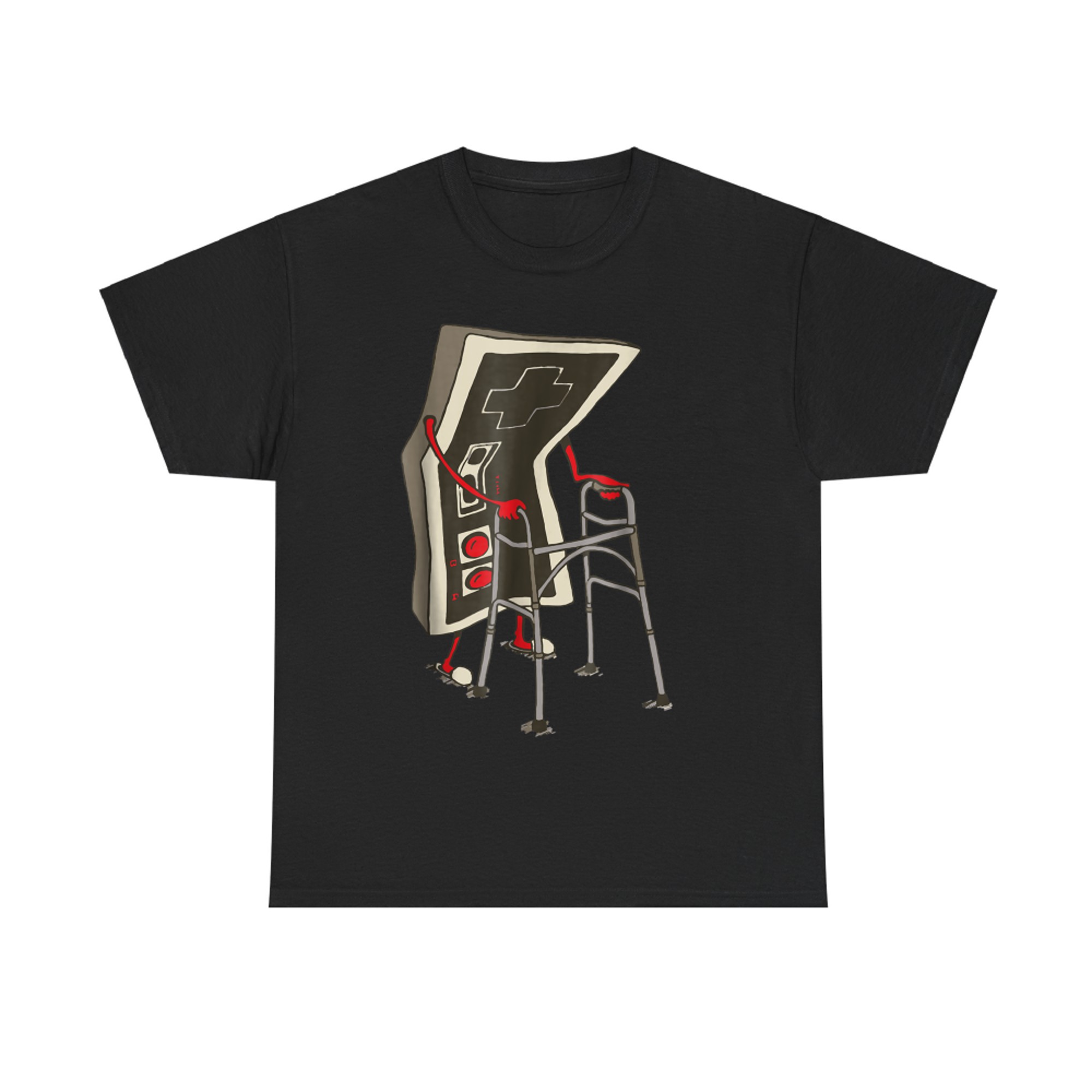 Retro Gamer Funny Old School Controller Vintage Video Game T-Shirt