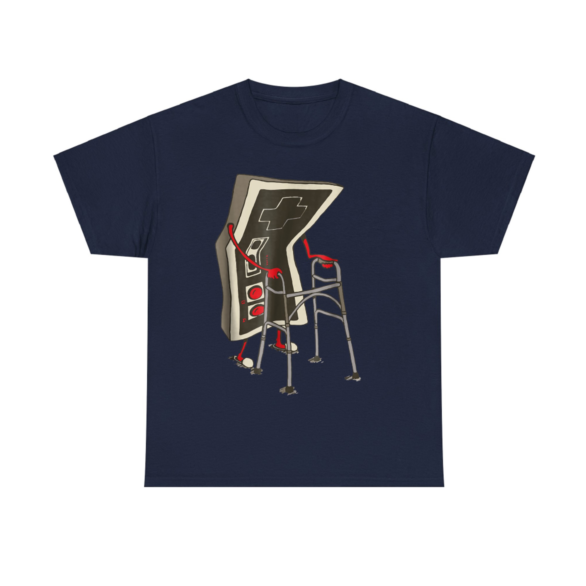 Retro Gamer Funny Old School Controller Vintage Video Game T-Shirt