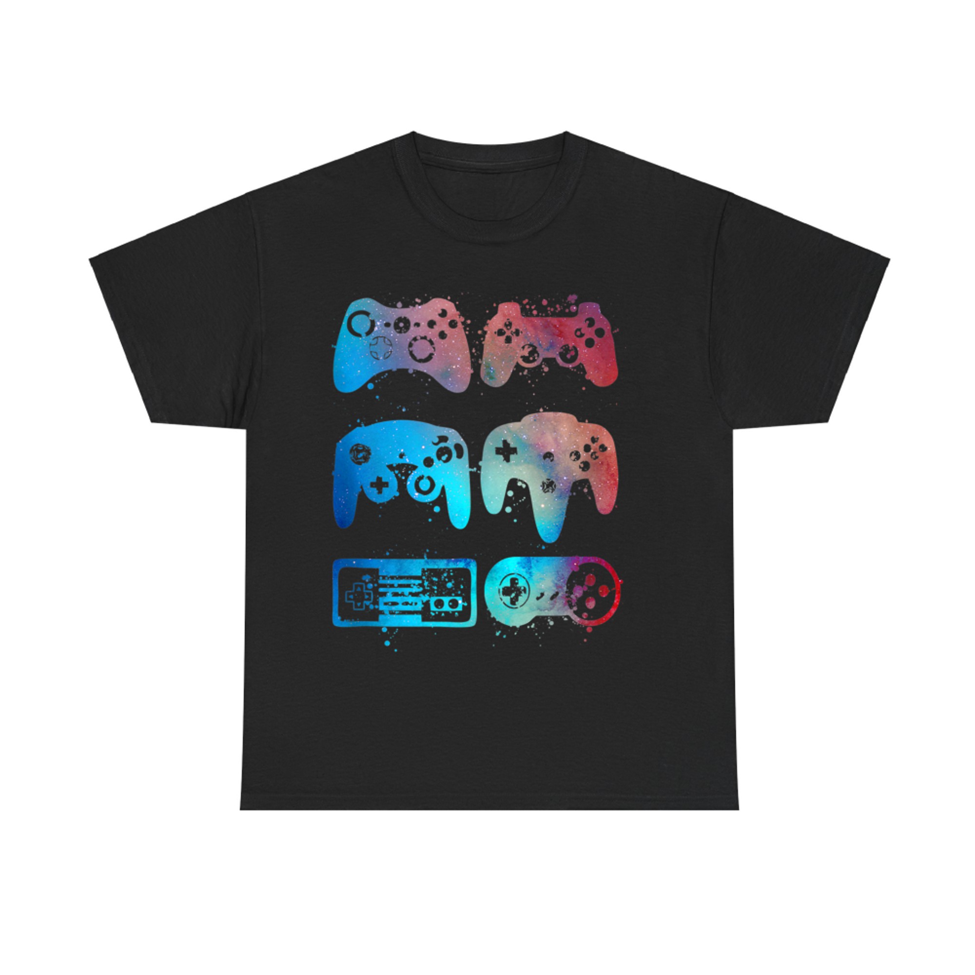 Retro Video Game Controllers Gaming Gamer T-Shirt