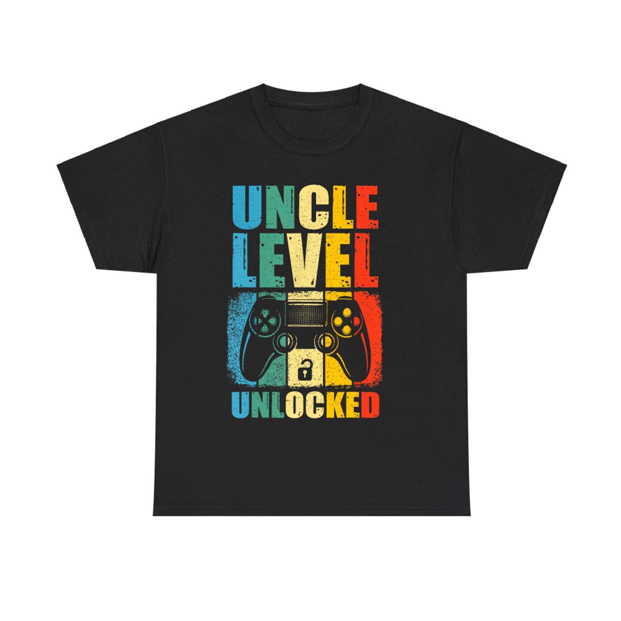 Uncle Level Unlocked Leveled Up To Uncle Promoted To Gamer T-Shirt