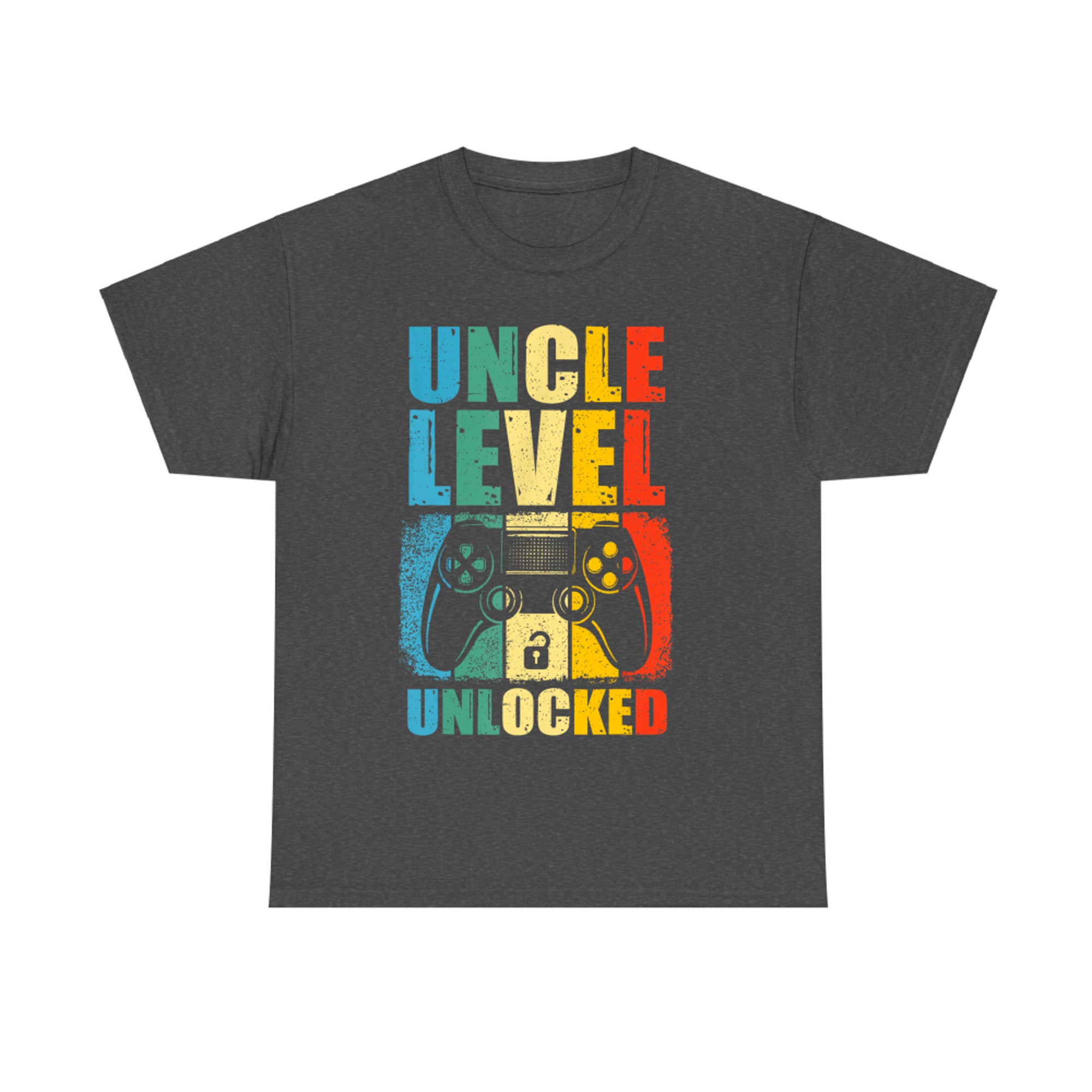 Uncle Level Unlocked Leveled Up To Uncle Promoted To Gamer T-Shirt