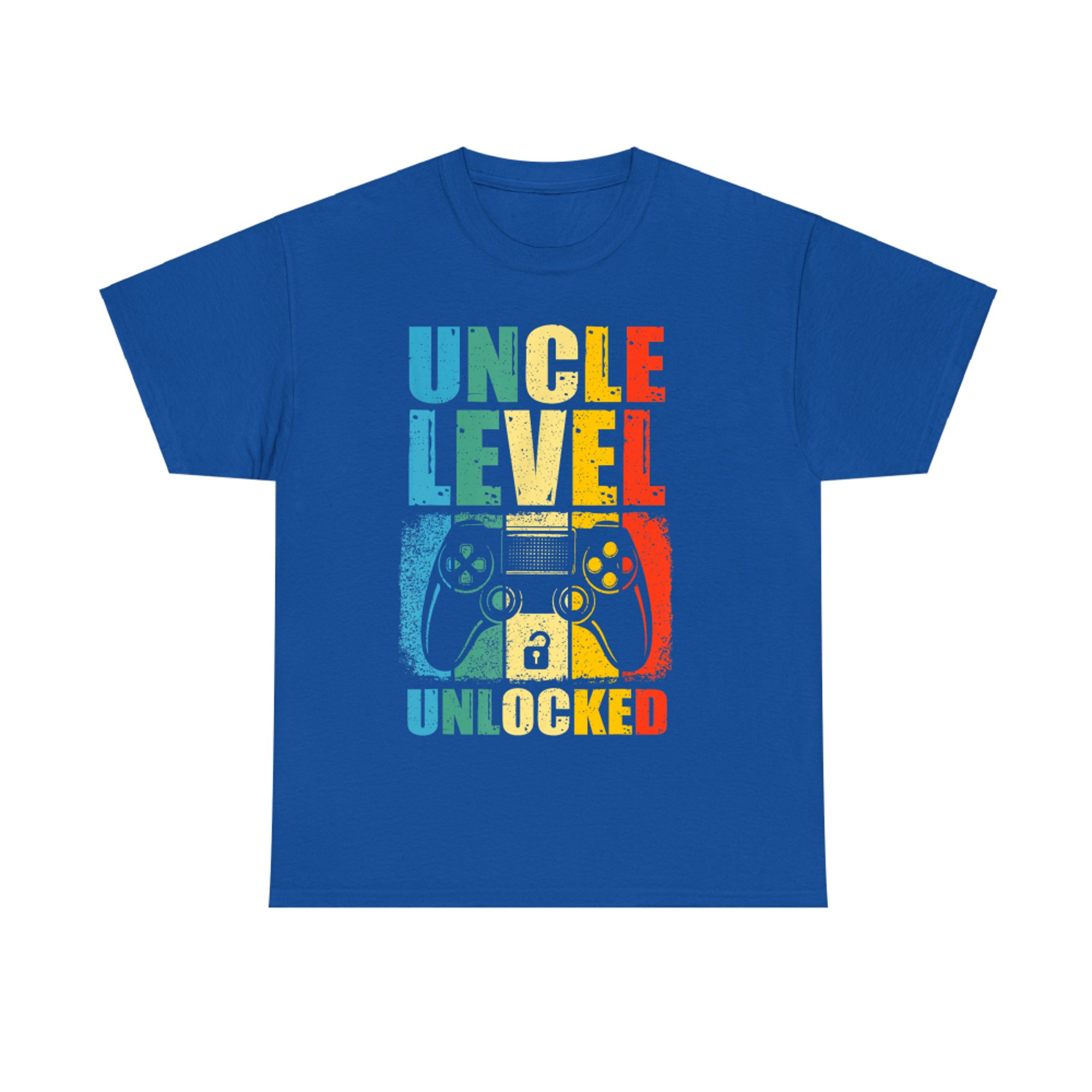Uncle Level Unlocked Leveled Up To Uncle Promoted To Gamer T-Shirt