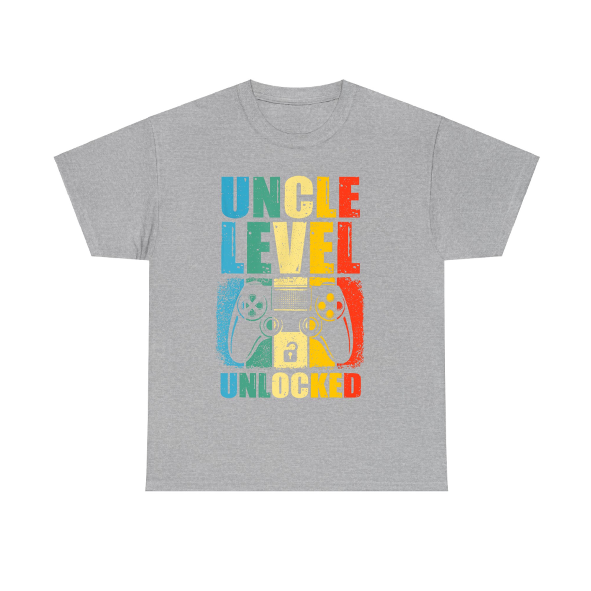 Uncle Level Unlocked Leveled Up To Uncle Promoted To Gamer T-Shirt