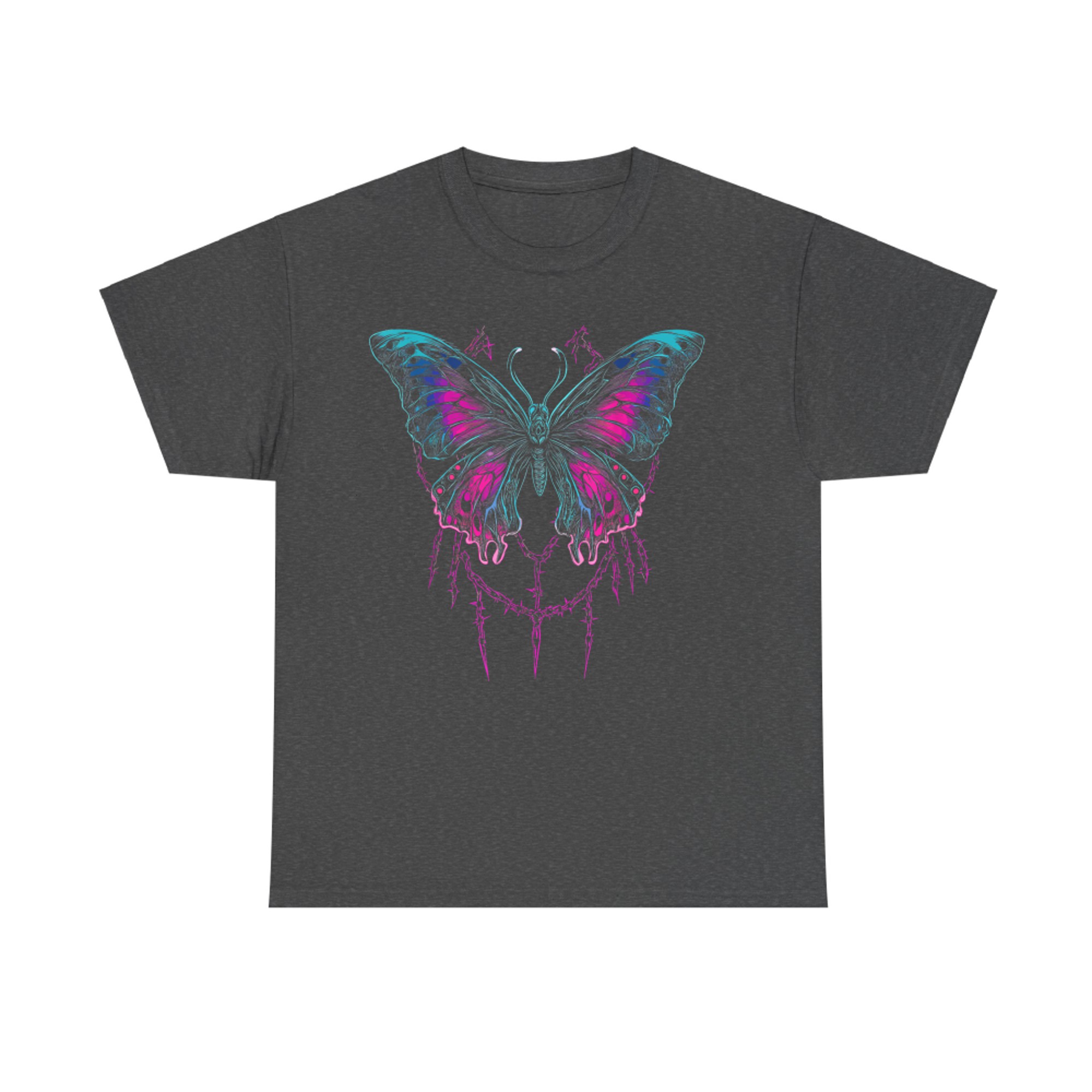 Y2K Butterfly Gothic Grunge Aesthetic Vaporwave Cybercore T-Shirt
