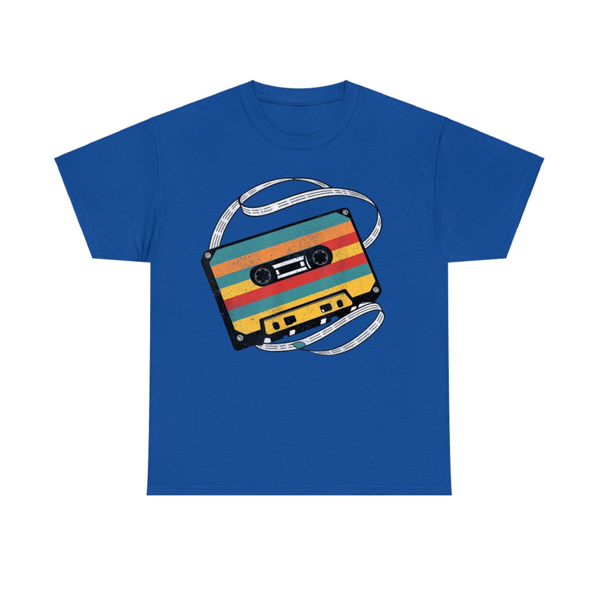 80s 90s Aesthetic Retro Nostalgia Music Cassette Tape T-Shirt
