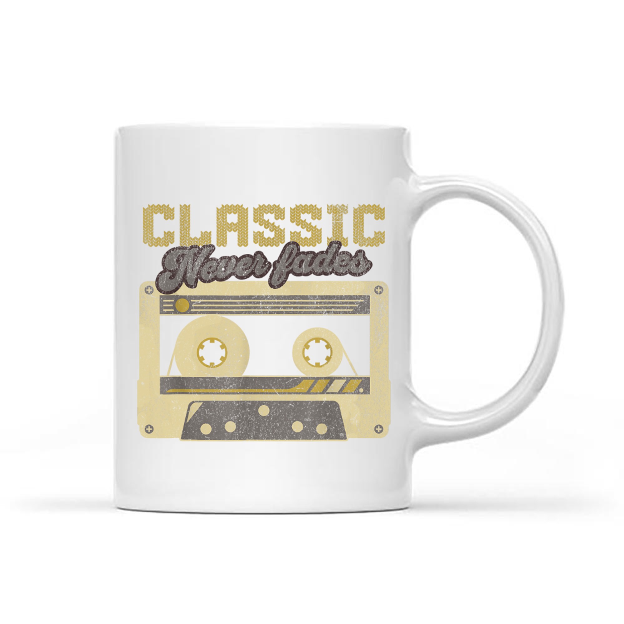80s 90s Retro Vintage Party Nostalgia Cassette Tape Mug