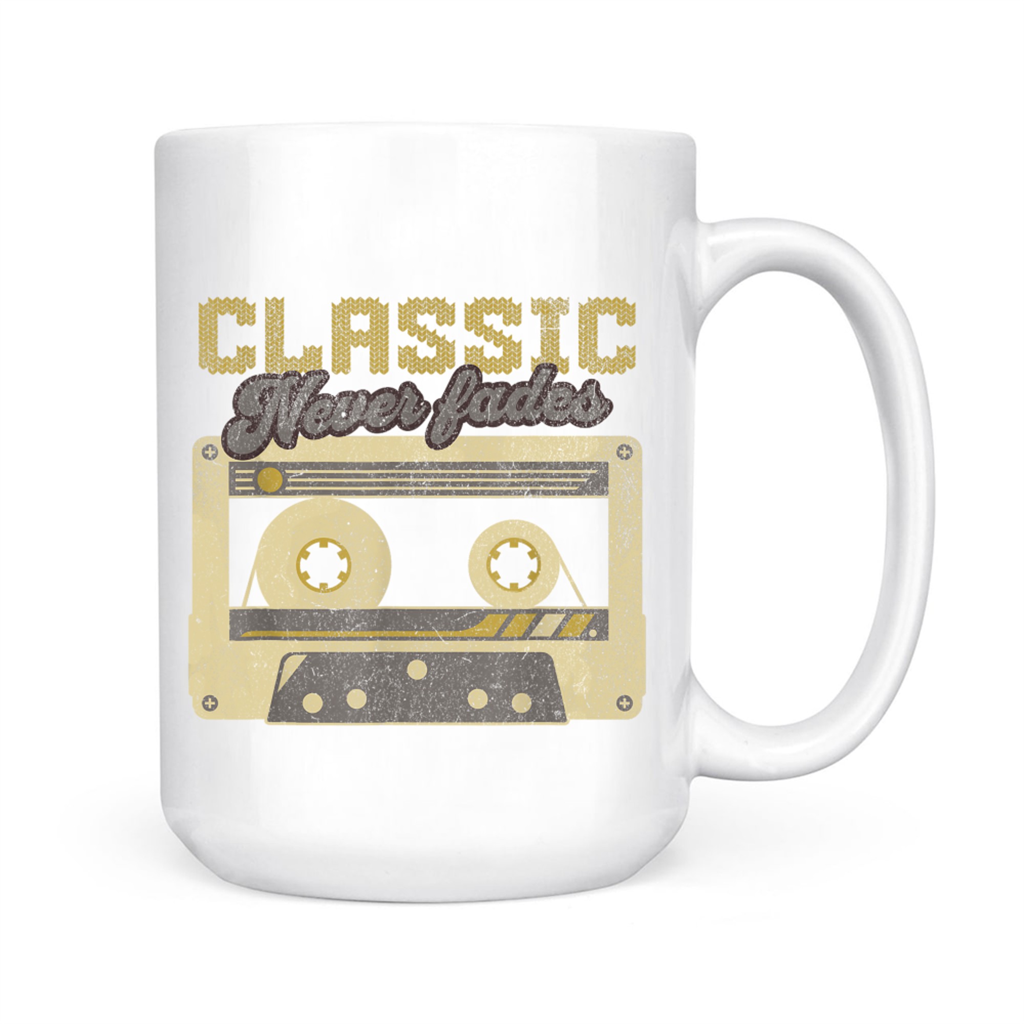 80s 90s Retro Vintage Party Nostalgia Cassette Tape Mug