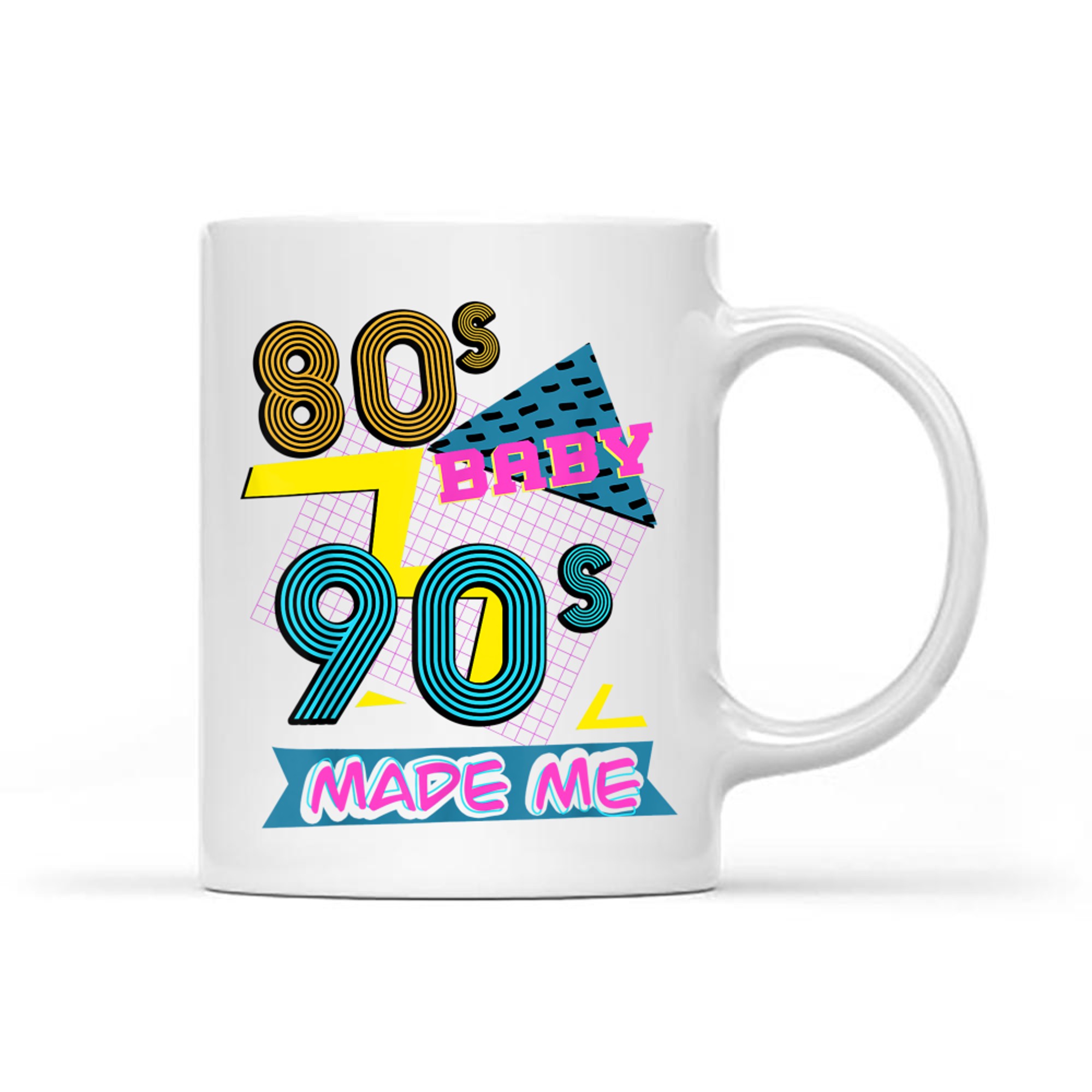 80s Baby 90s Made Me Retro Nostalgia Mug