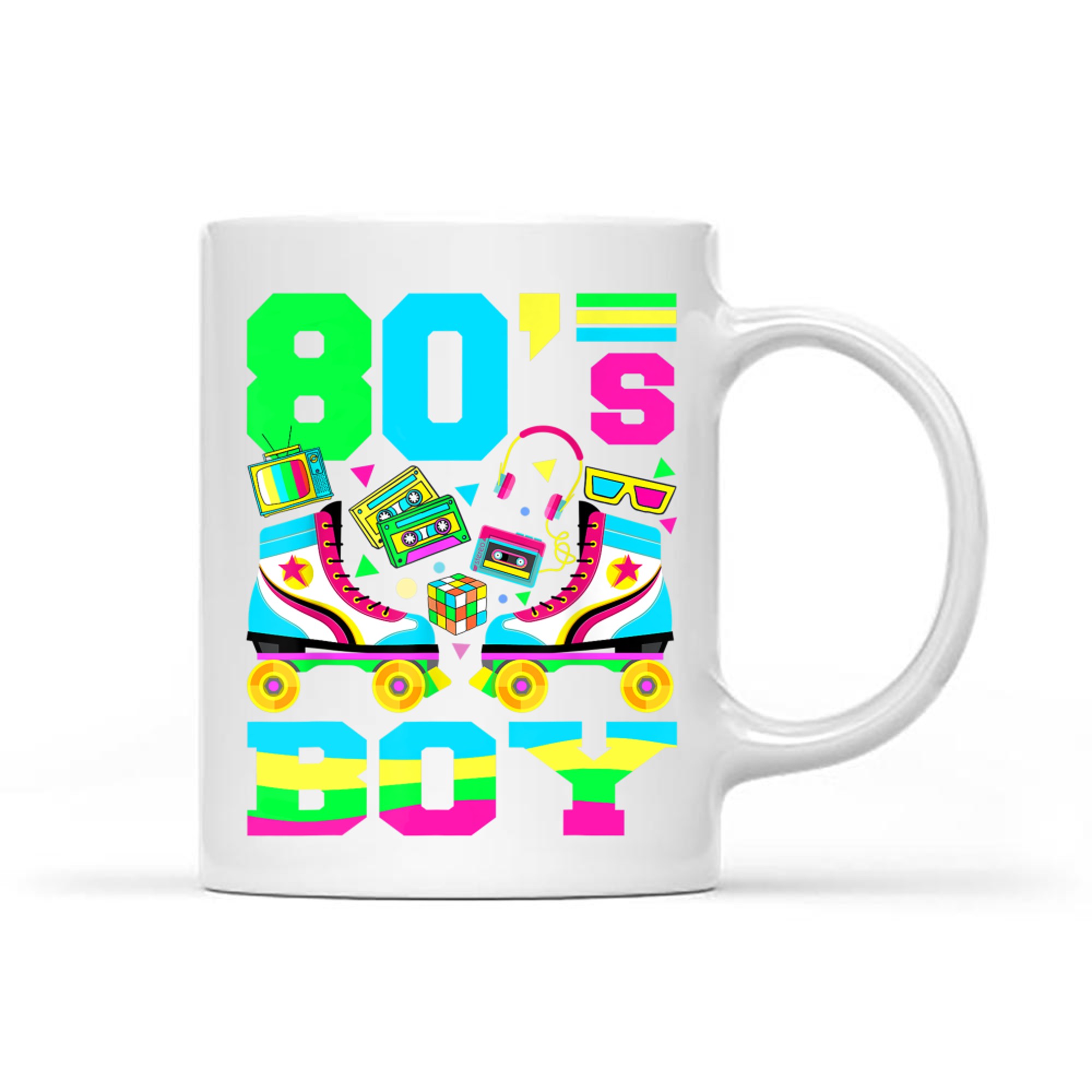80s Boy Nostalgia Theme Party Mug