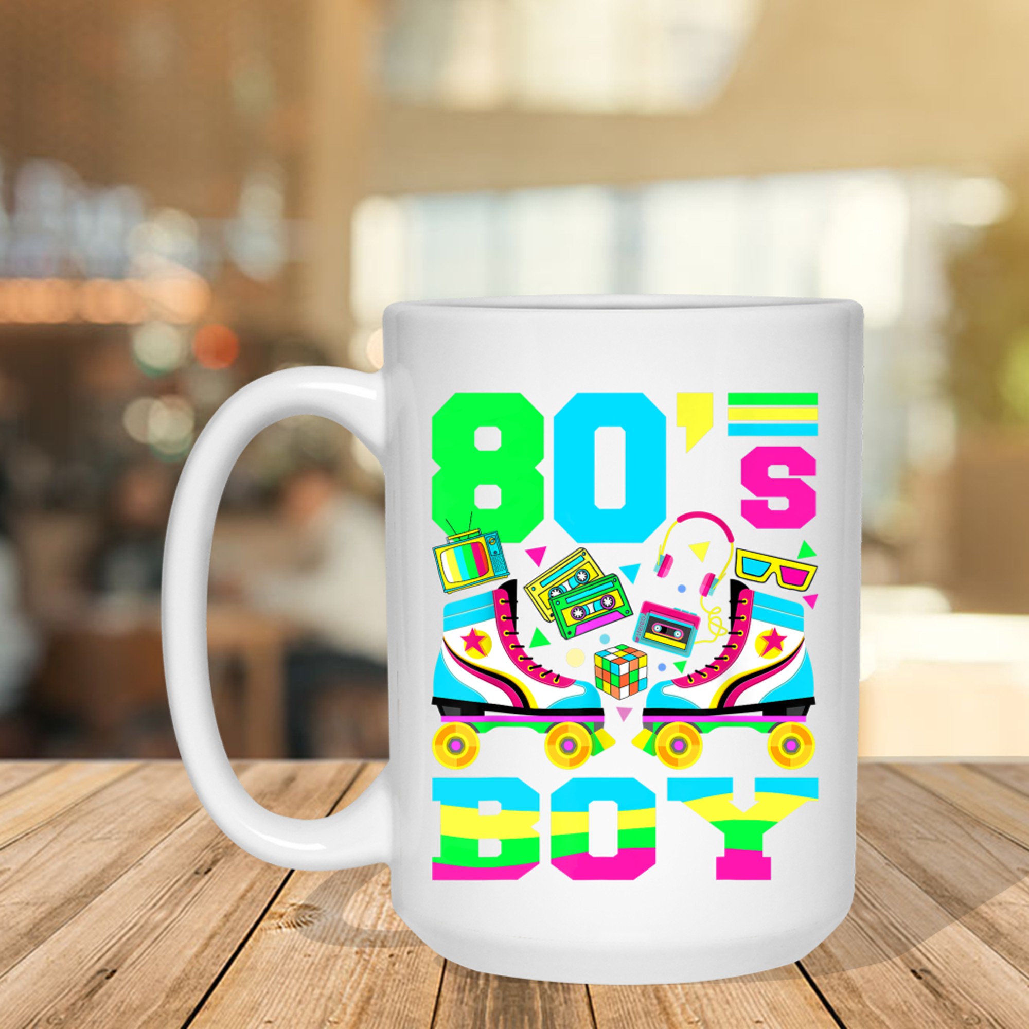 80s Boy Nostalgia Theme Party Mug