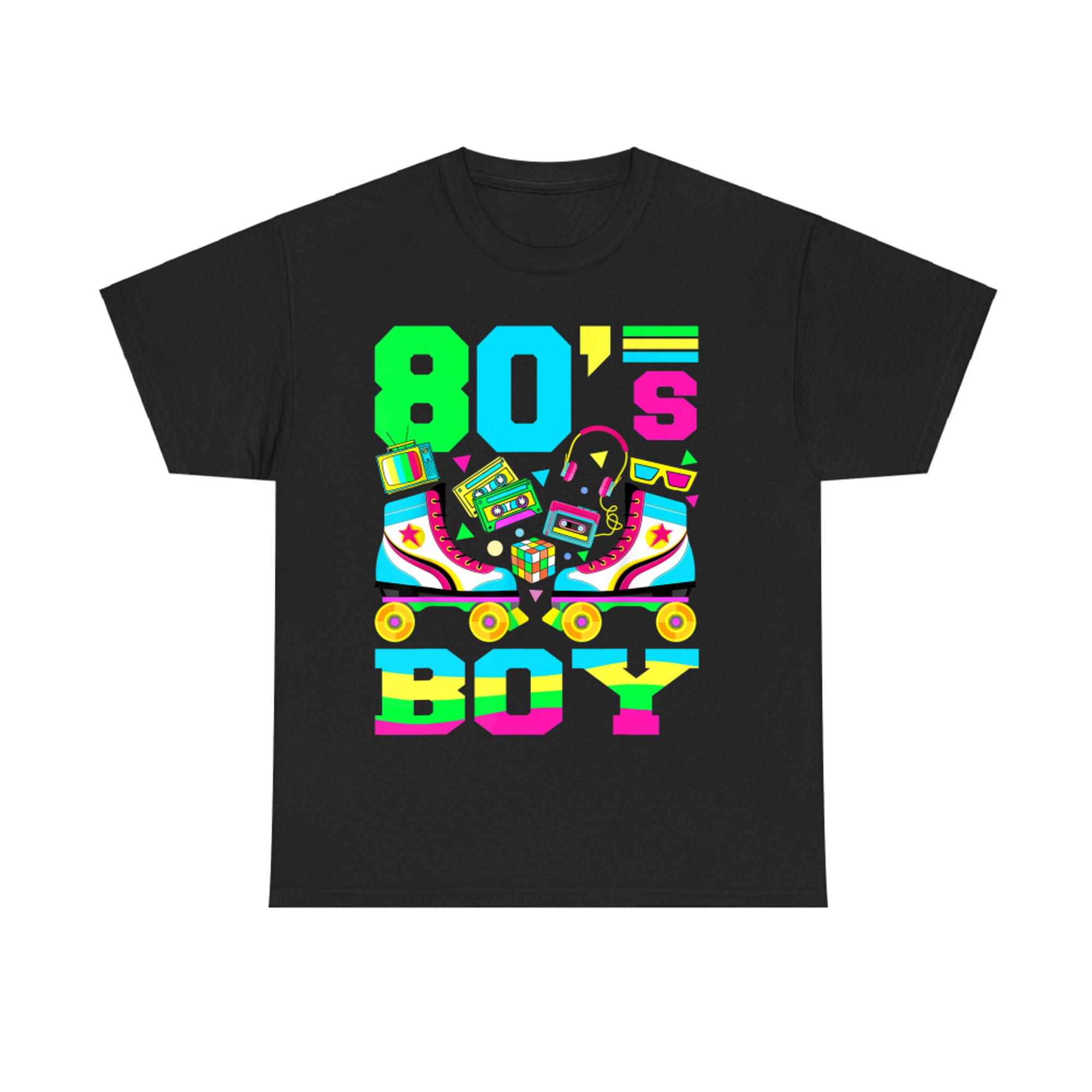 80s Boy Nostalgia Theme Party T-Shirt
