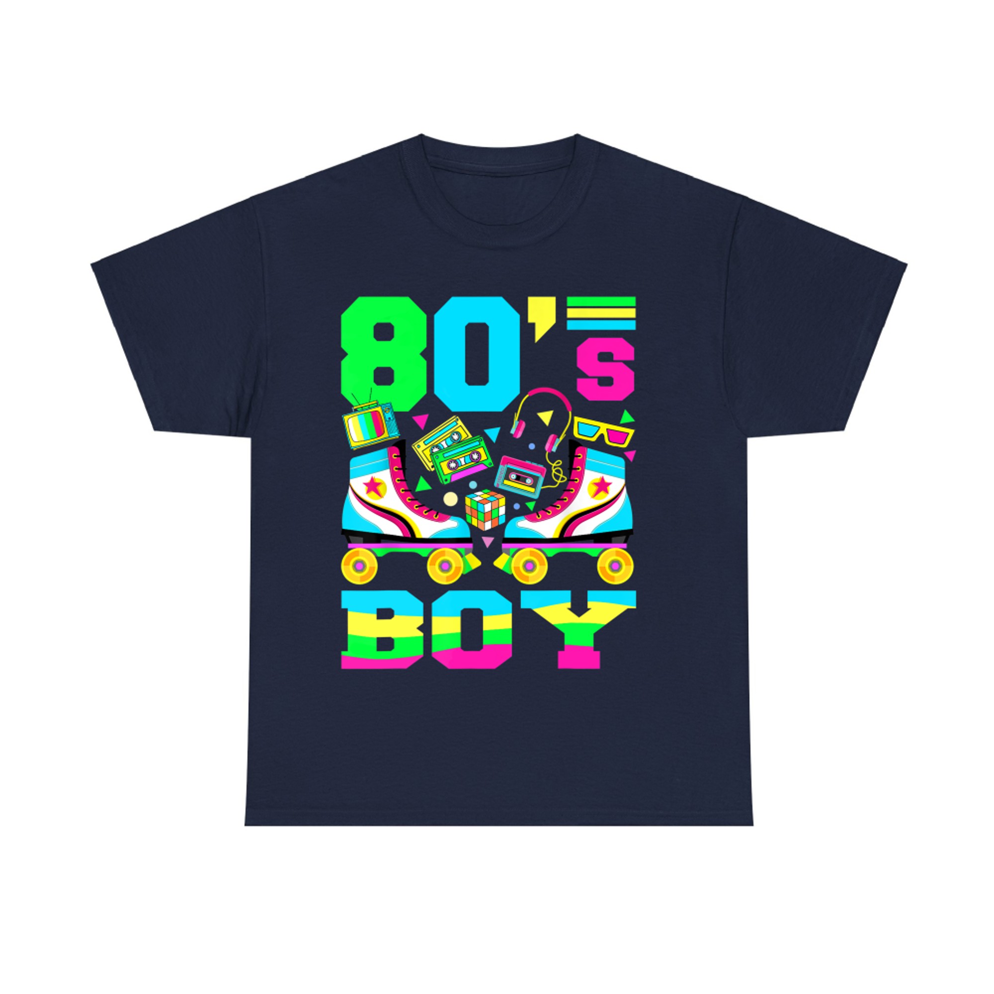 80s Boy Nostalgia Theme Party T-Shirt