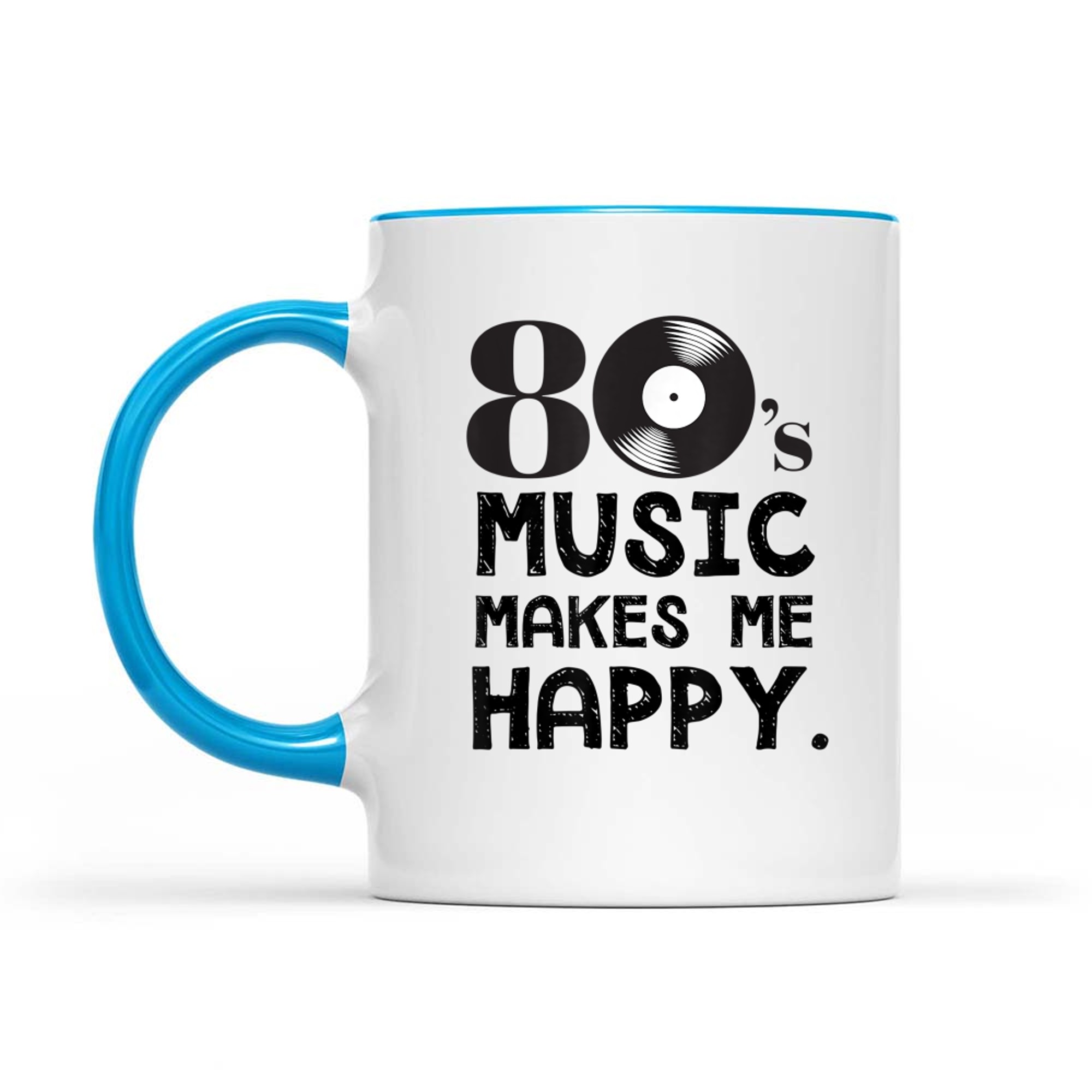 80's Music Makes Me Happy 80s Nostalgia Mug