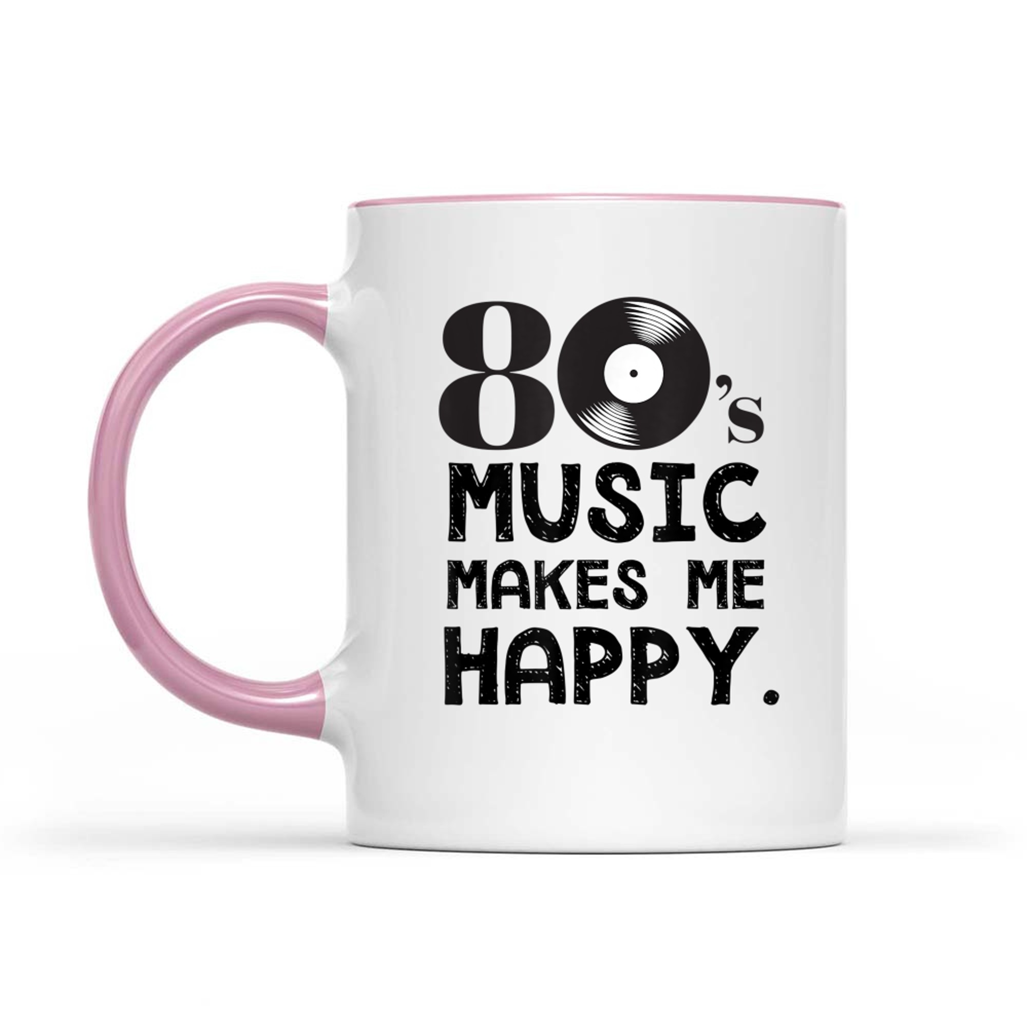 80's Music Makes Me Happy 80s Nostalgia Mug