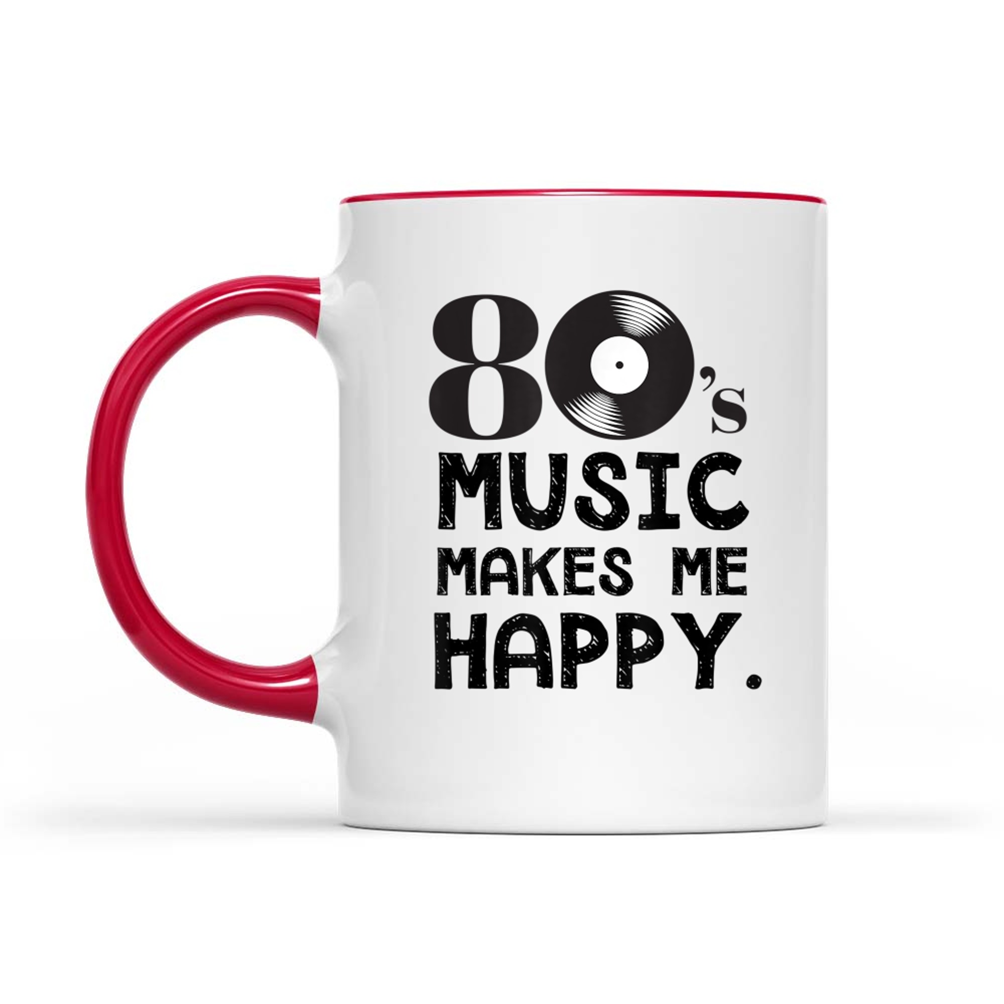 80's Music Makes Me Happy 80s Nostalgia Mug